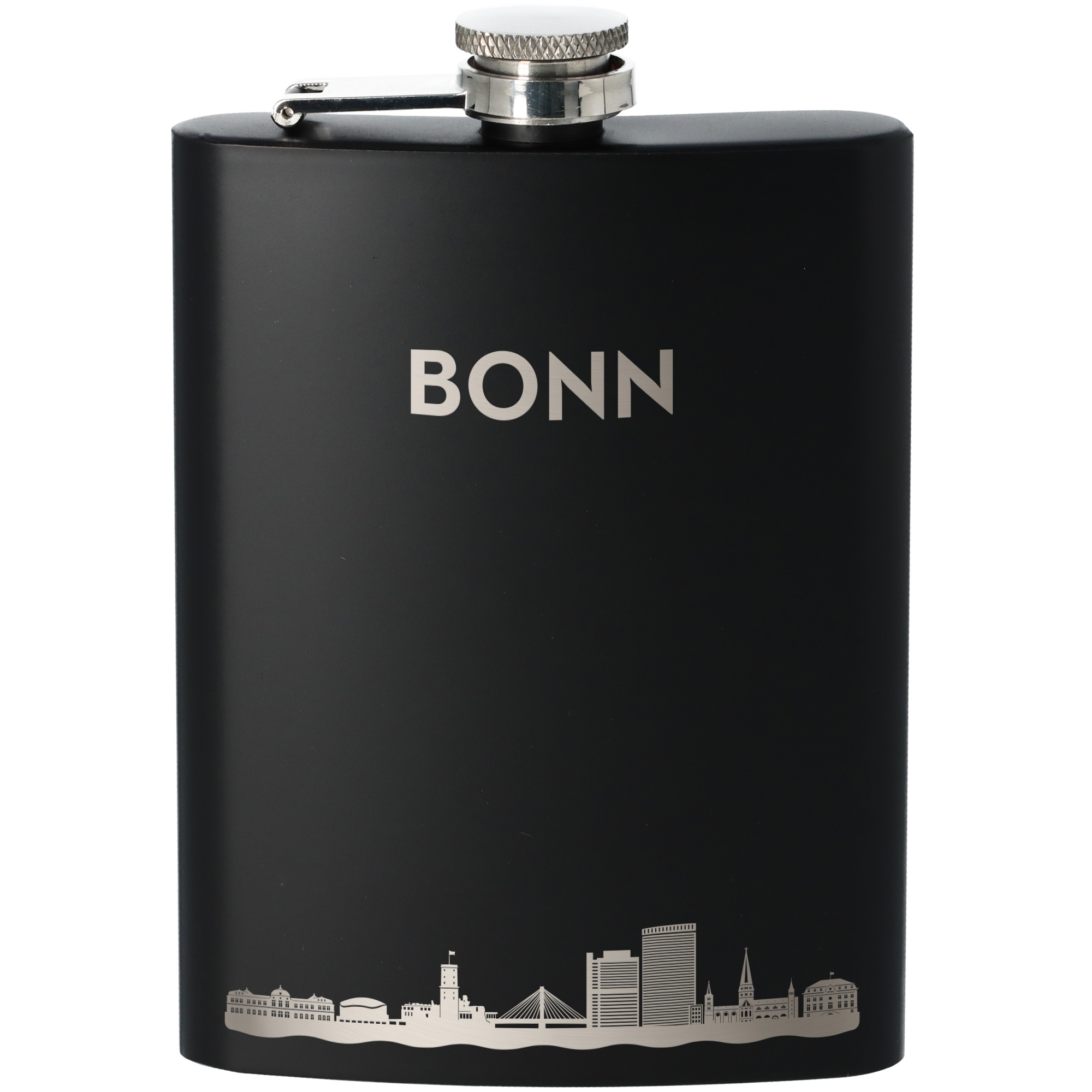 Flachmann Skyline Bonn Flasche, Rasierwasser