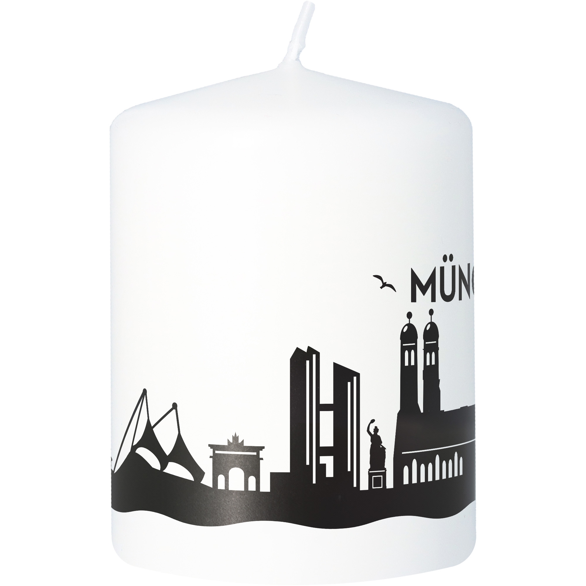 Stumpenkerze Skyline München Stumpenkerze Skyline München