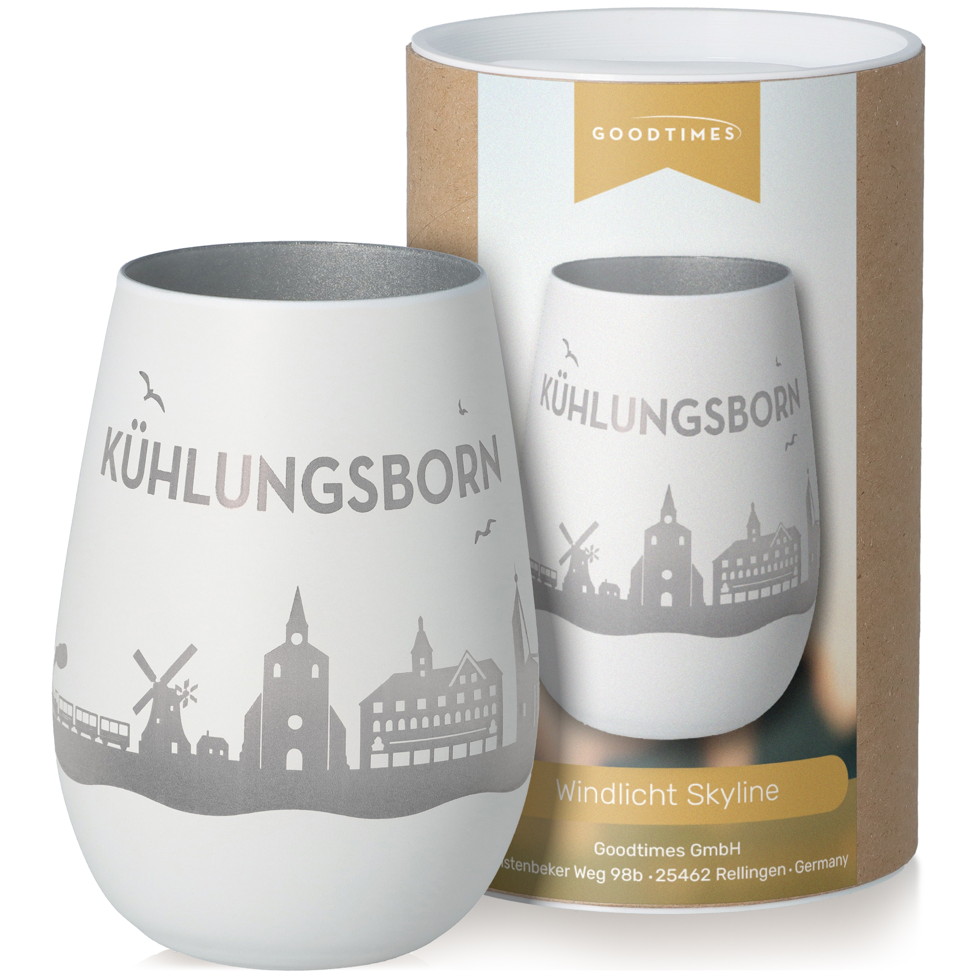 Windlicht Skyline Kühlungsborn Töpferei, Tasse