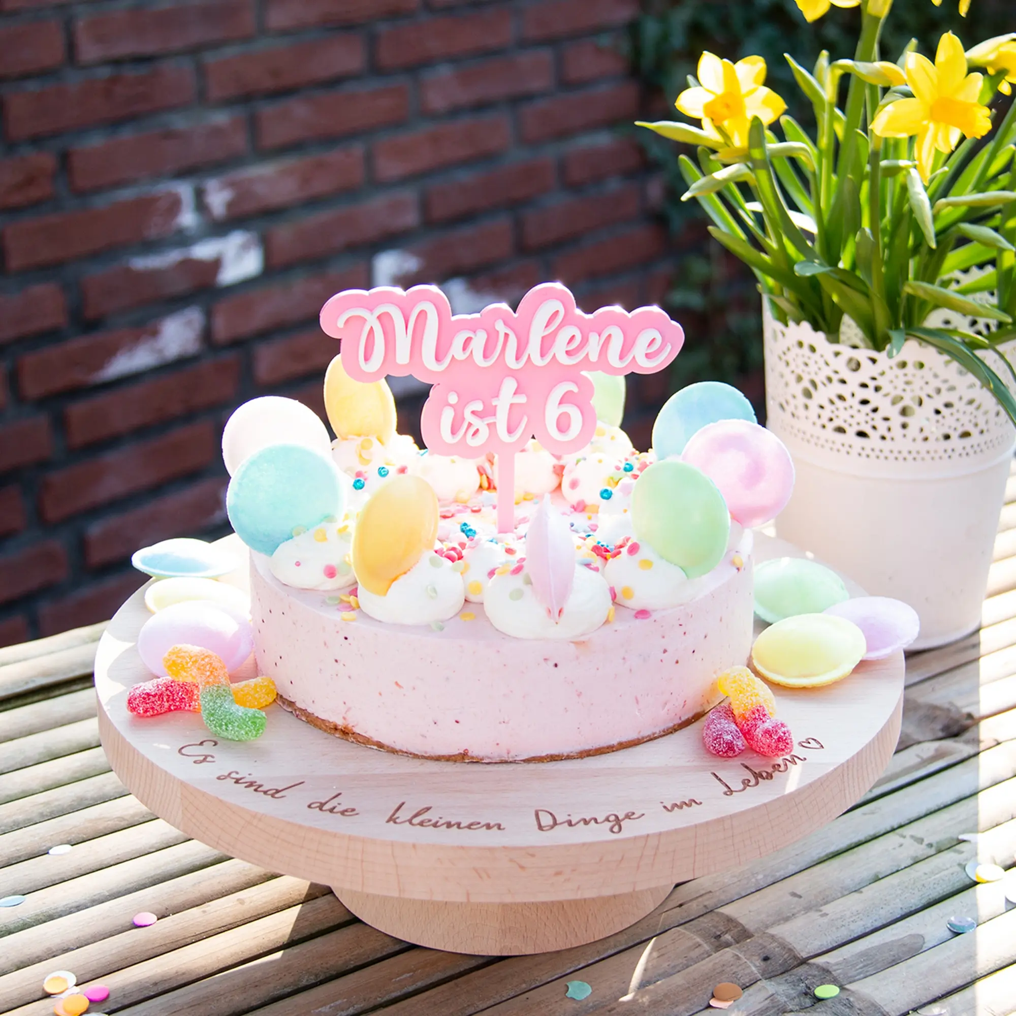 Cake Topper Wolke