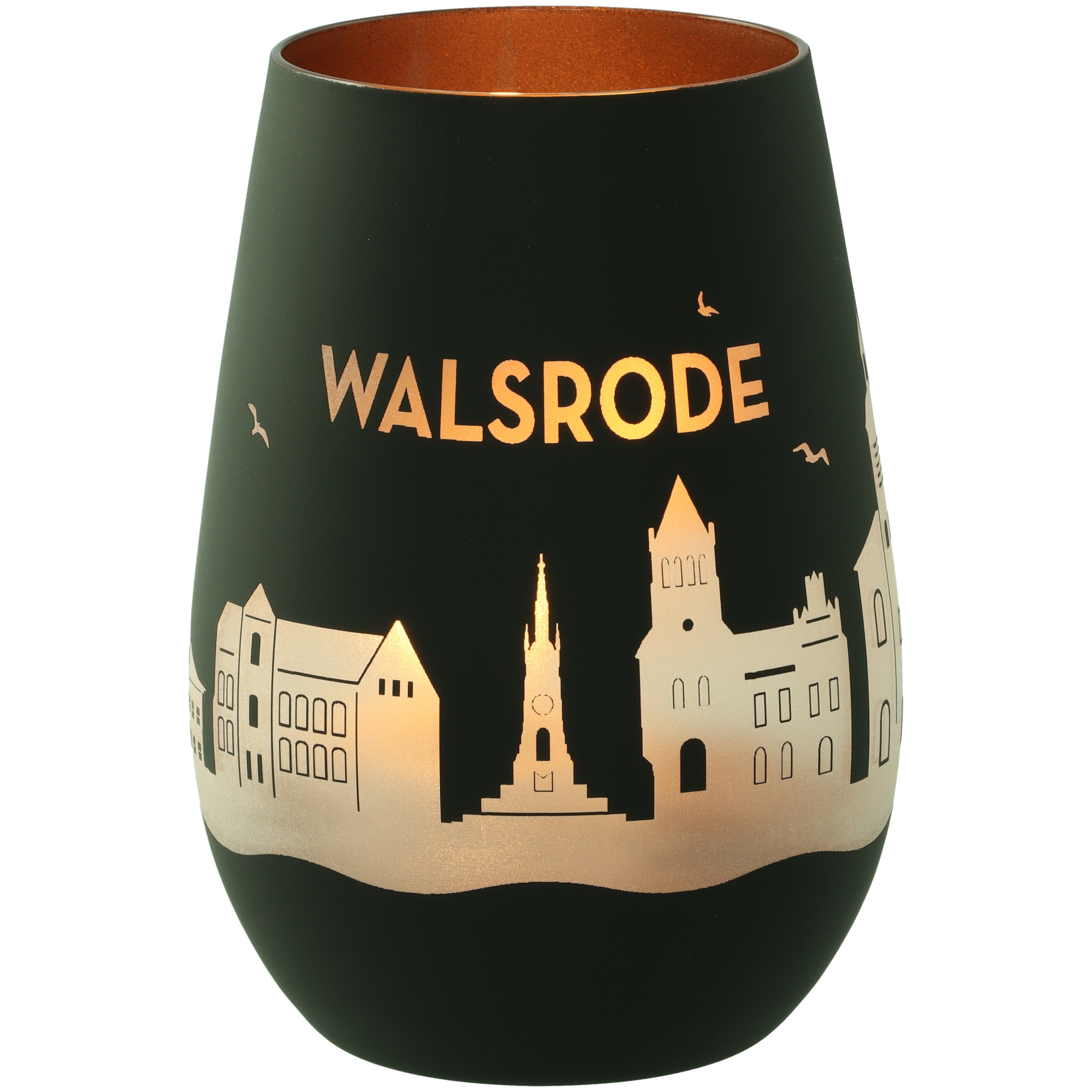 Windlicht Skyline Walsrode Krug, Töpferei, Lampe