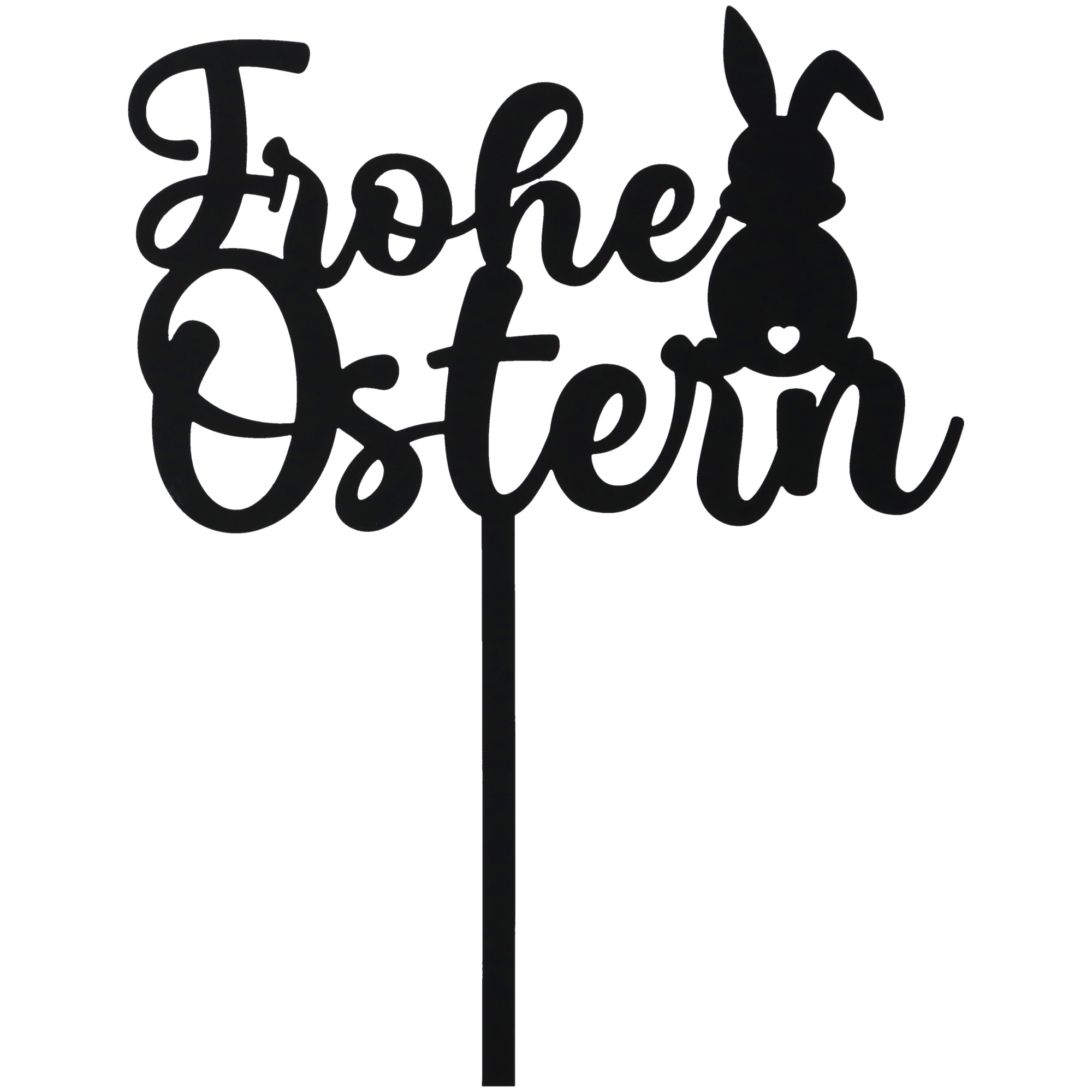 Cake Topper "Frohe Ostern" Acryl Cake Topper "Frohe Ostern" Acryl