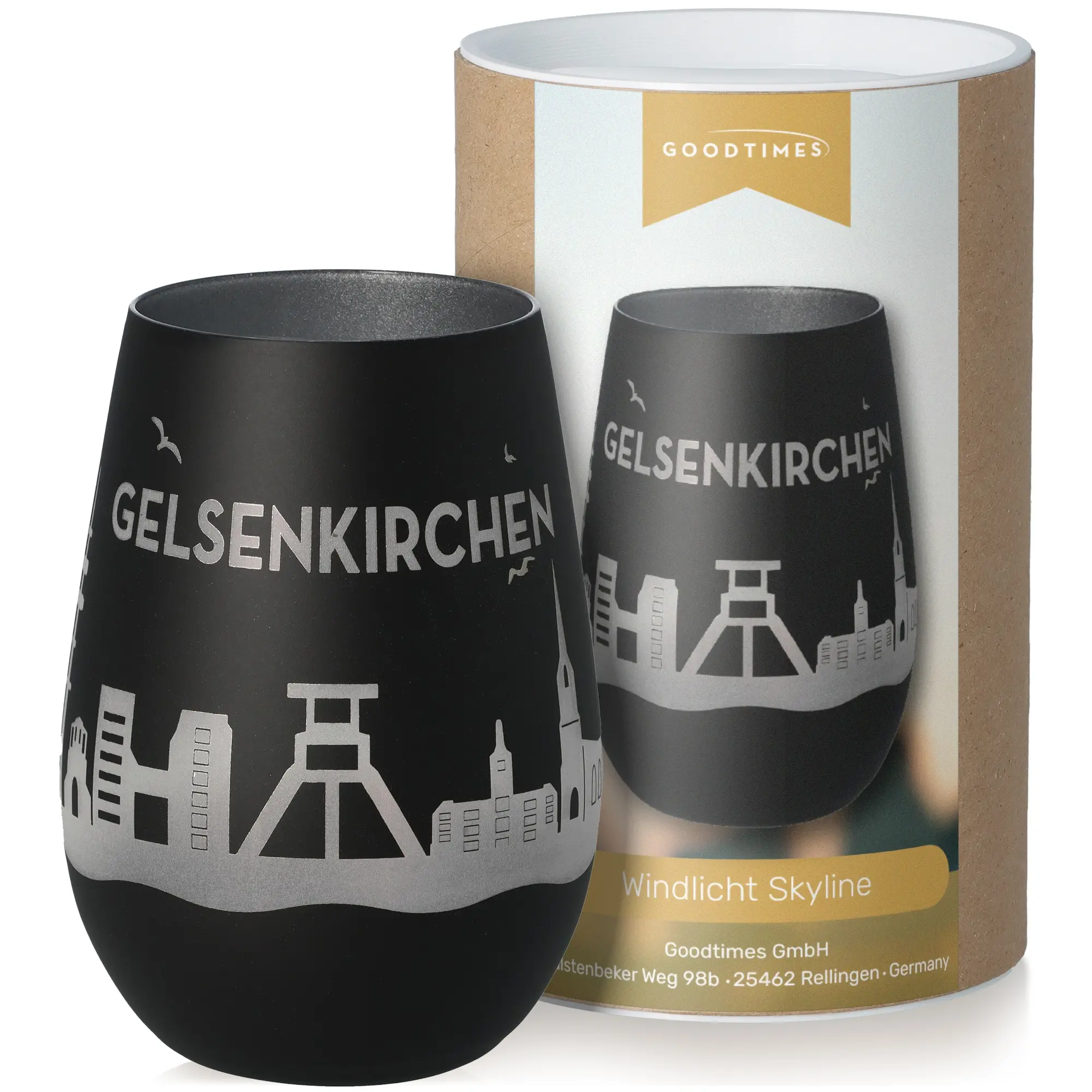 Windlicht Skyline Gelsenkirchen