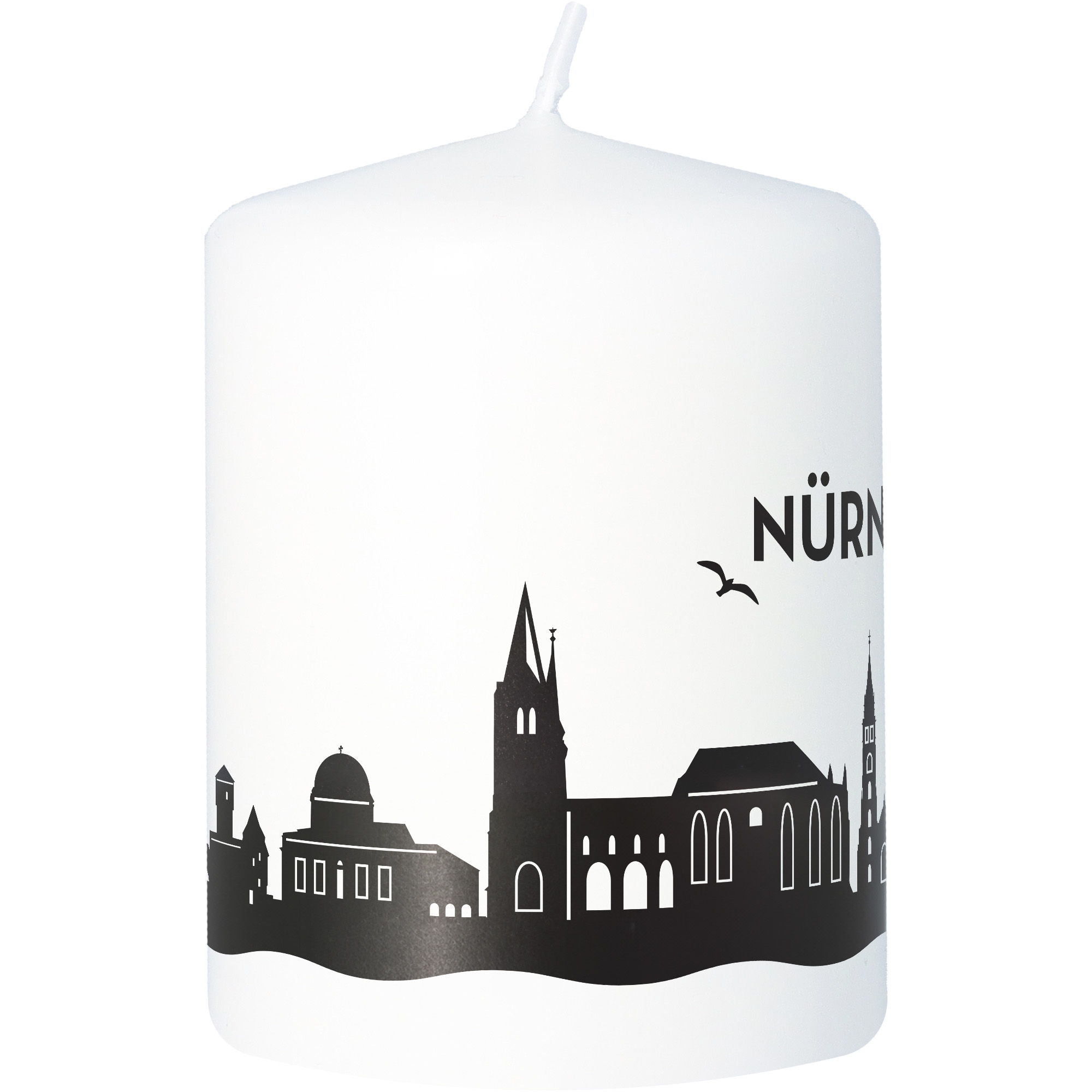 Stumpenkerze Skyline Nürnberg Stumpenkerze Skyline Nürnberg