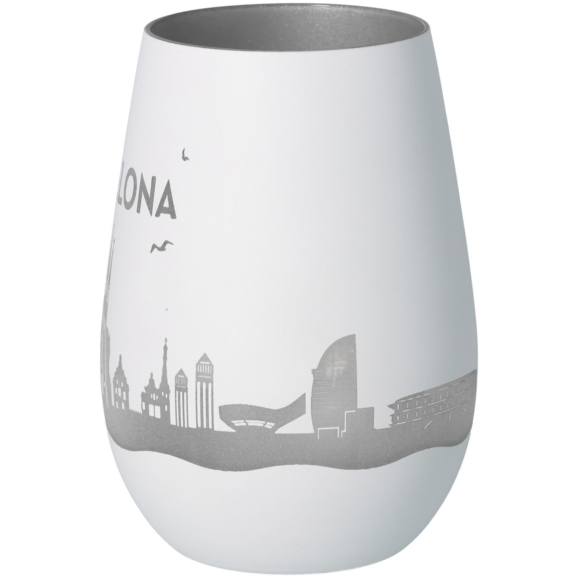 Windlicht Skyline Barcelona Töpferei, Krug, Vase, Glas