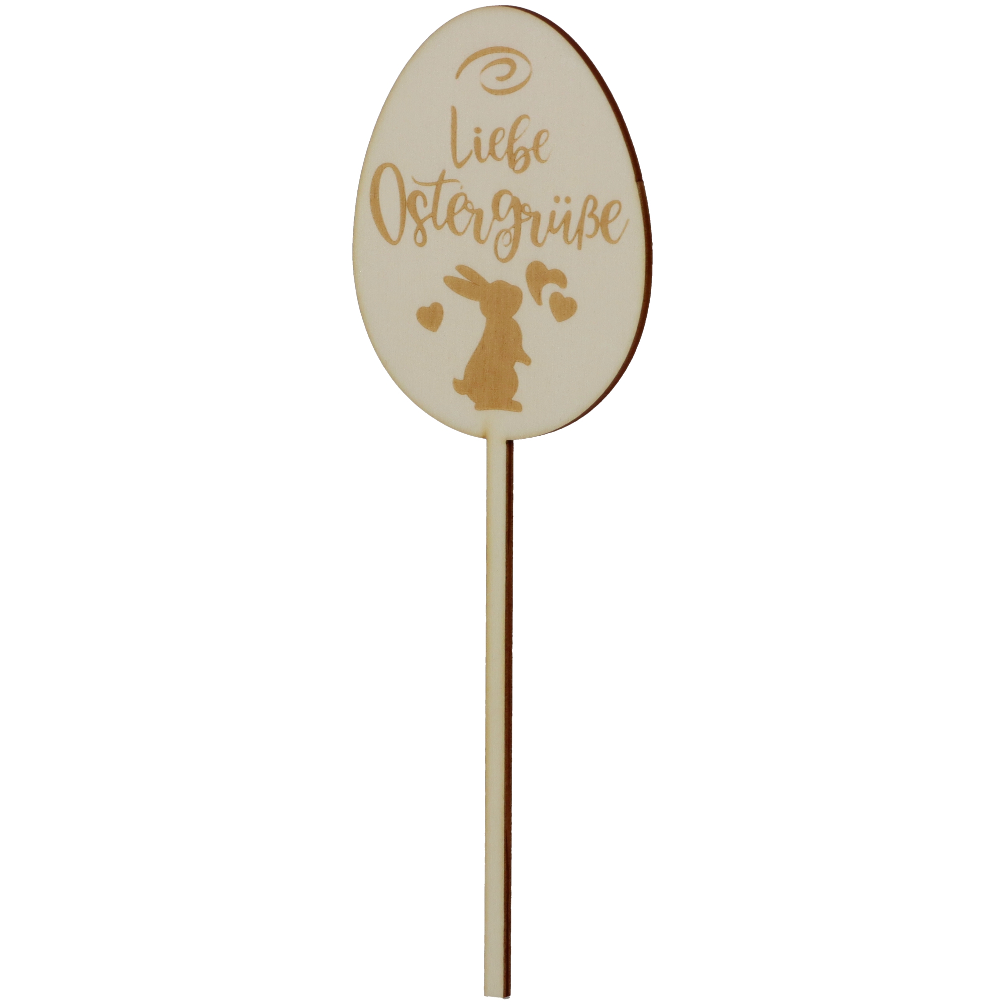Blumenstecker "Liebe Ostergrüße"