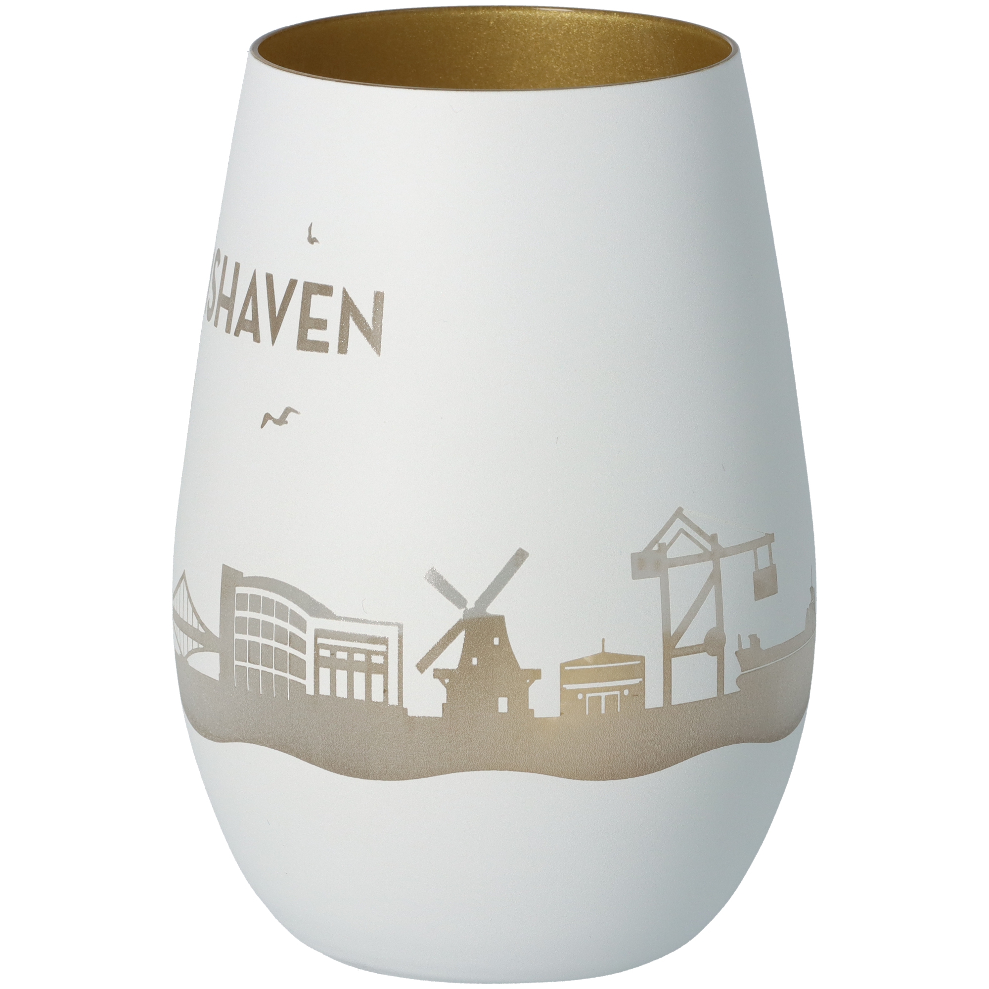Windlicht Skyline Wilhelmshaven