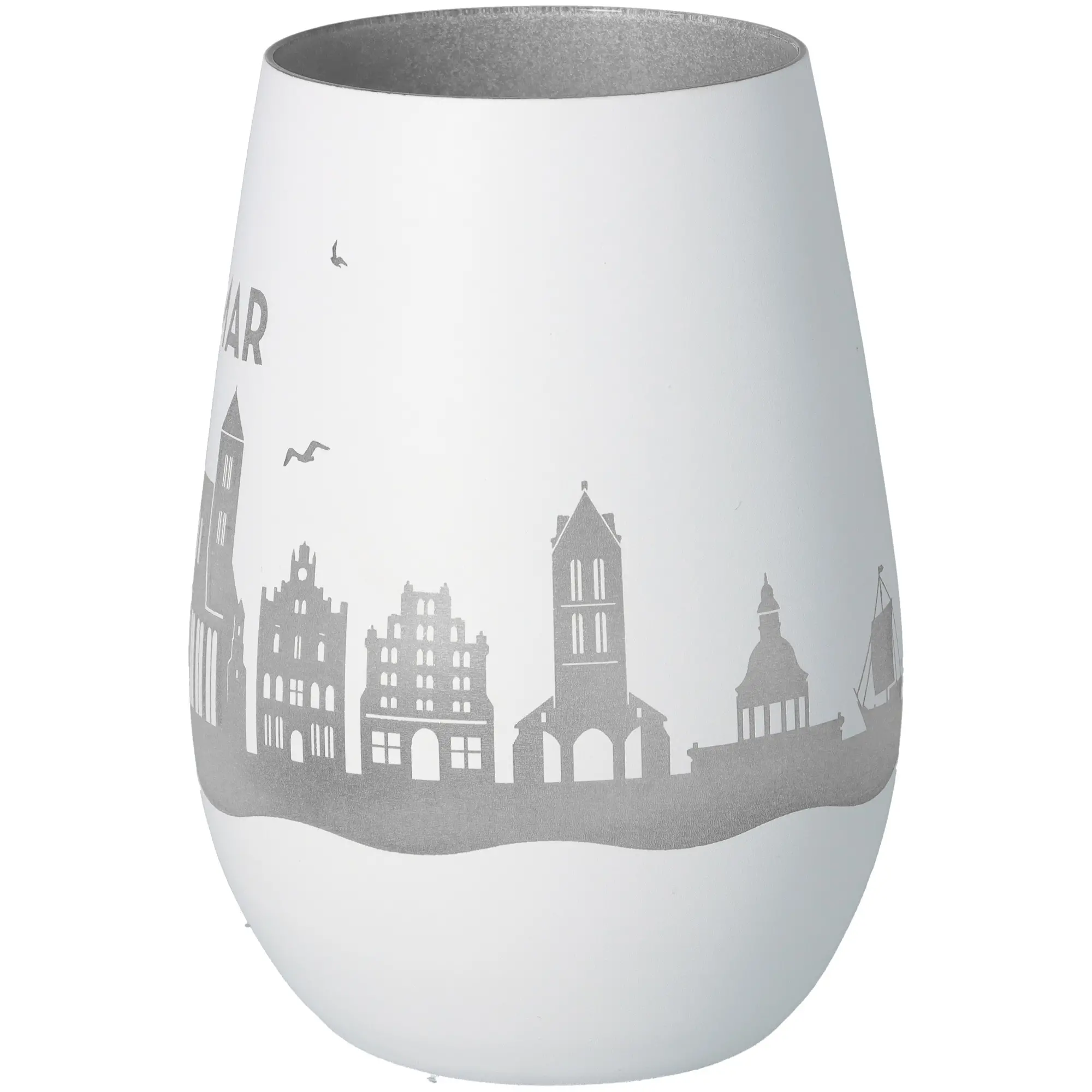 Windlicht Skyline Wismar