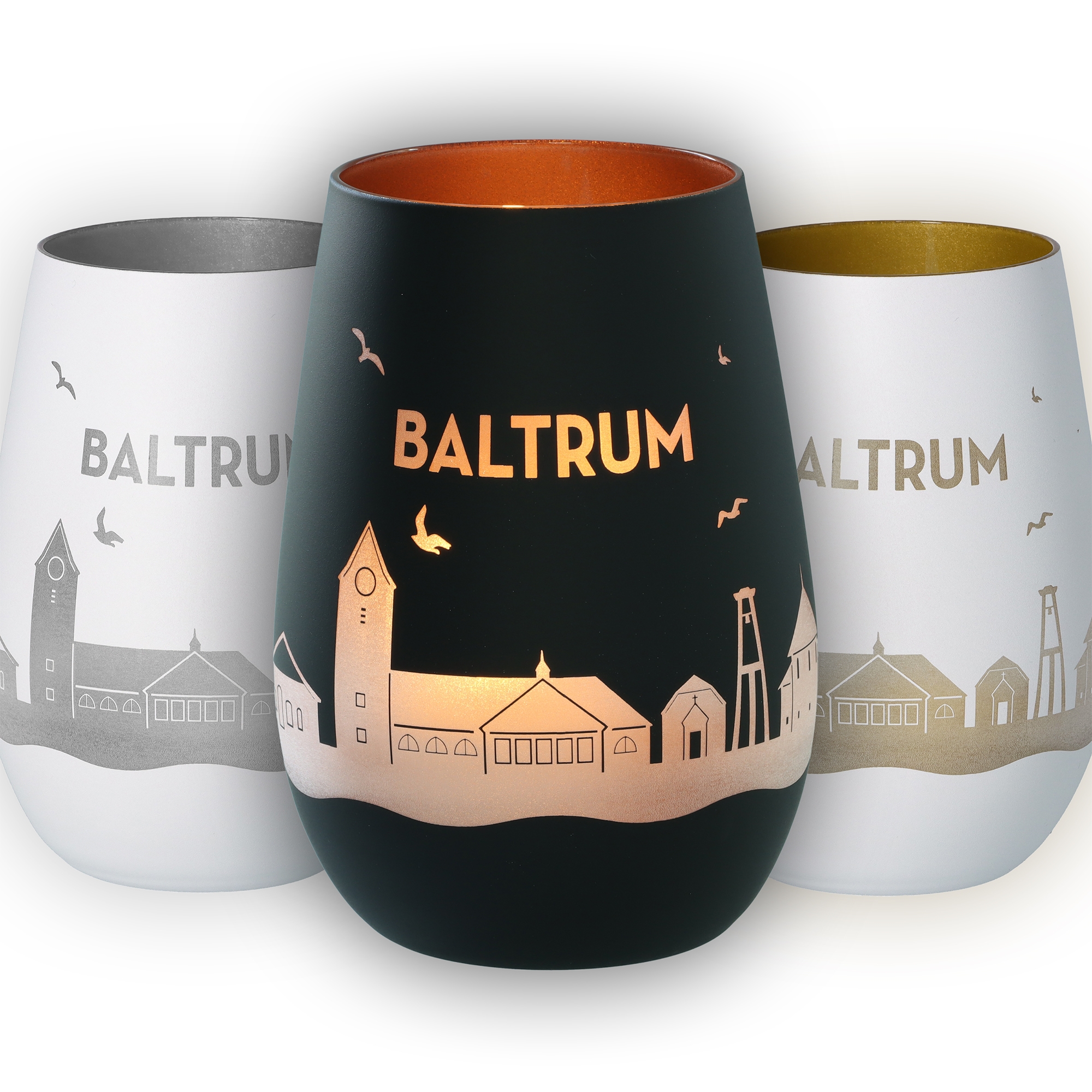 Windlicht Skyline Baltrum Pokal, Töpferei, Krug