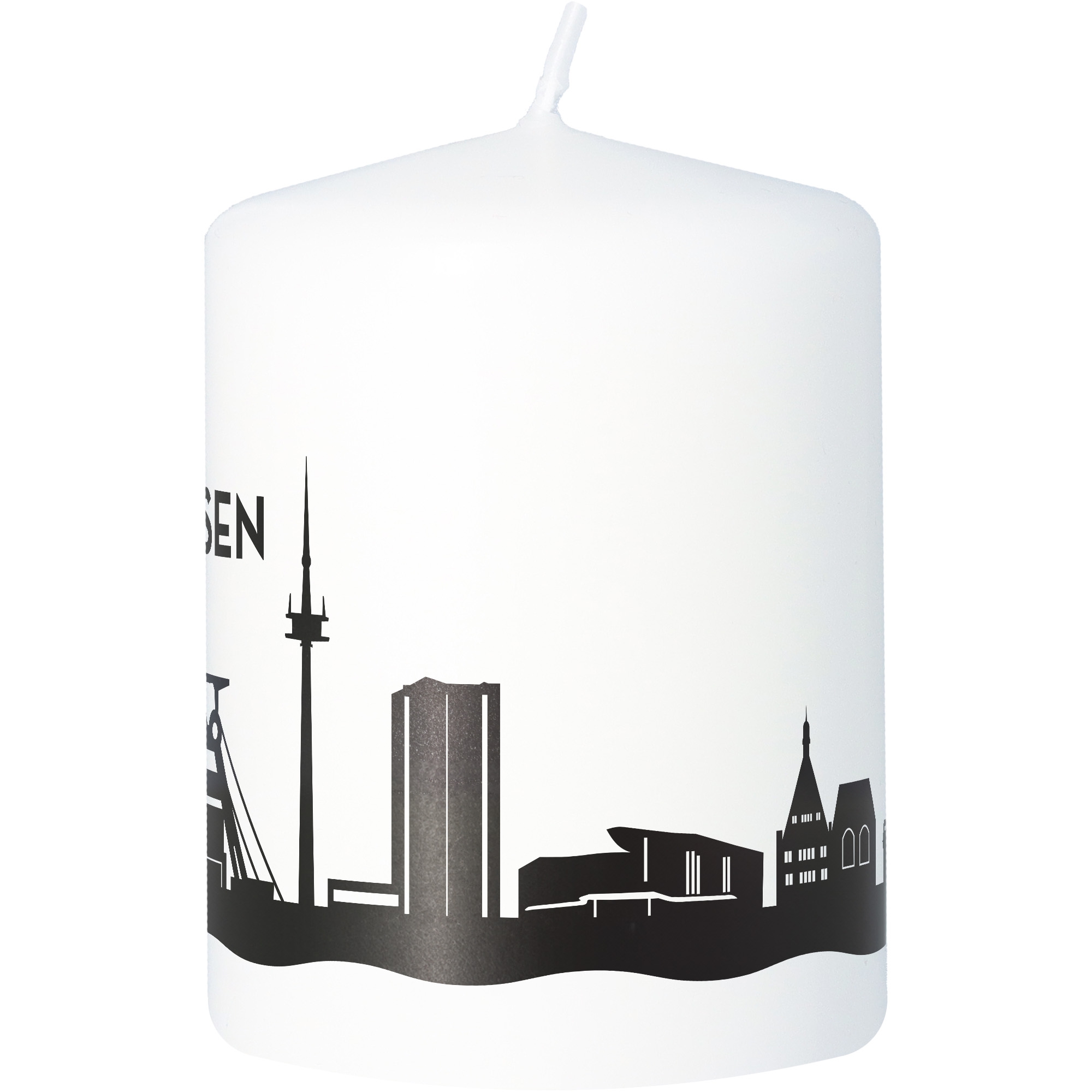 Stumpenkerze Skyline Essen Stumpenkerze Skyline Essen