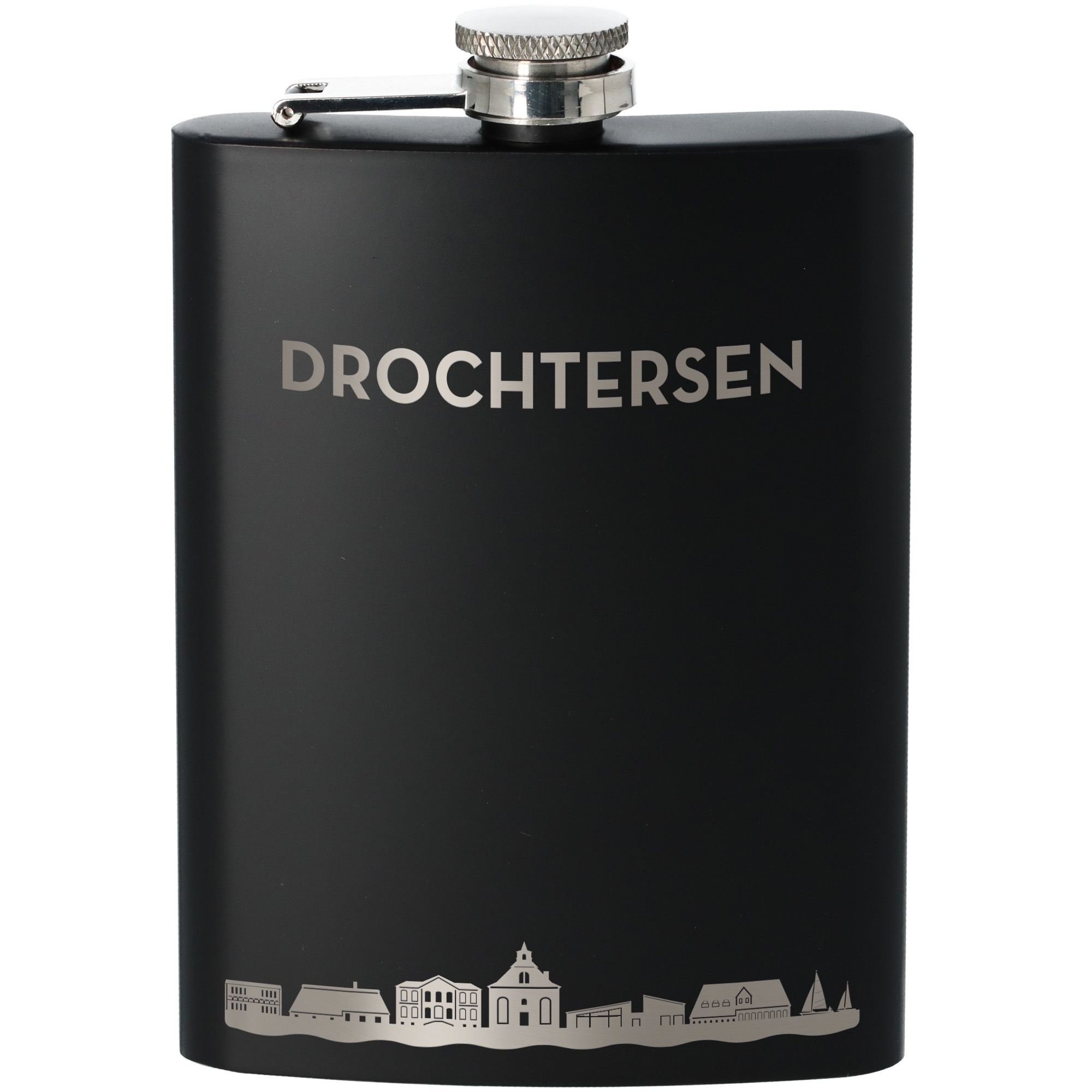 Flachmann Skyline Drochtersen Flasche, Rasierwasser