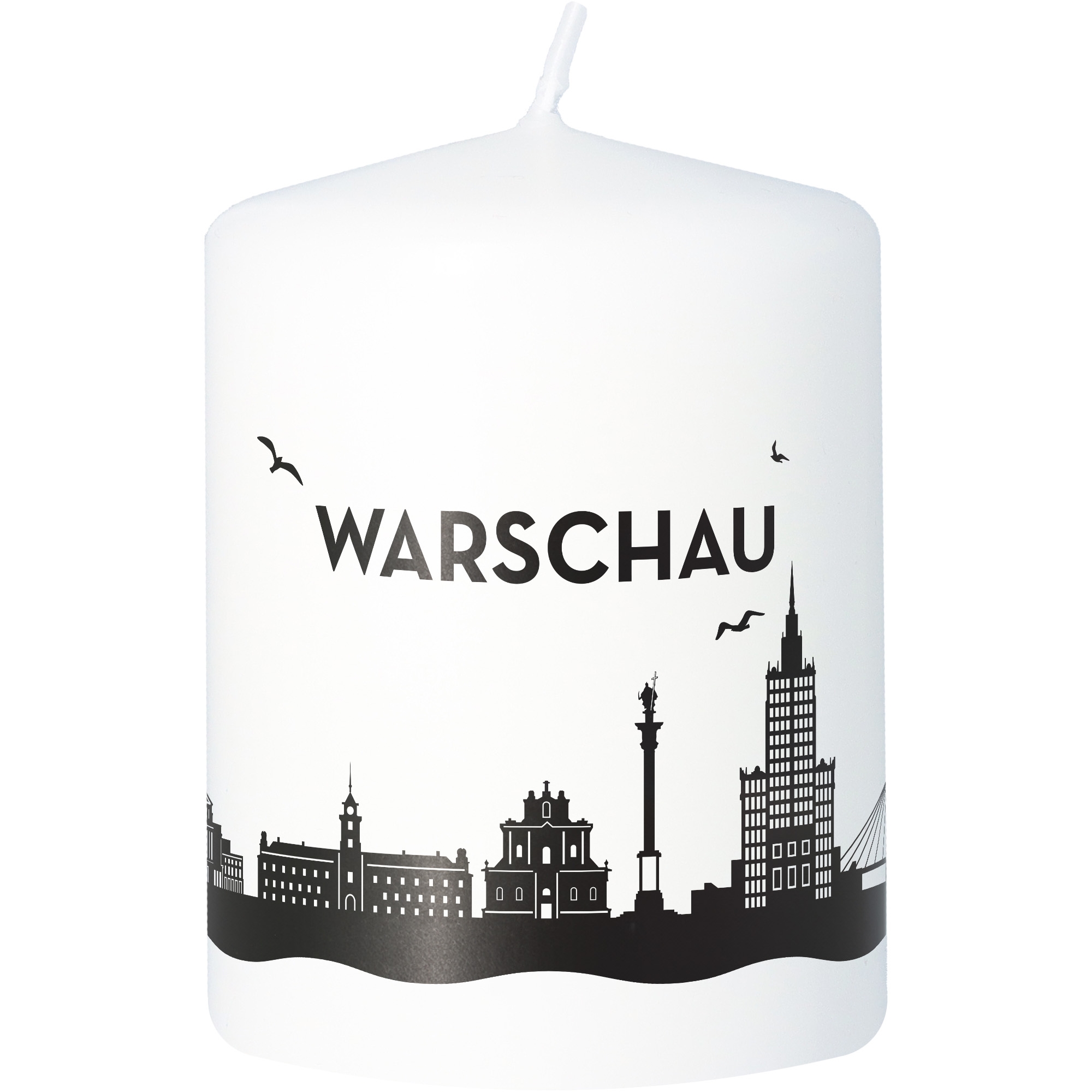 Kerze, Warschau, Stadtbild, Stadtsilhouette, Kunstkerze