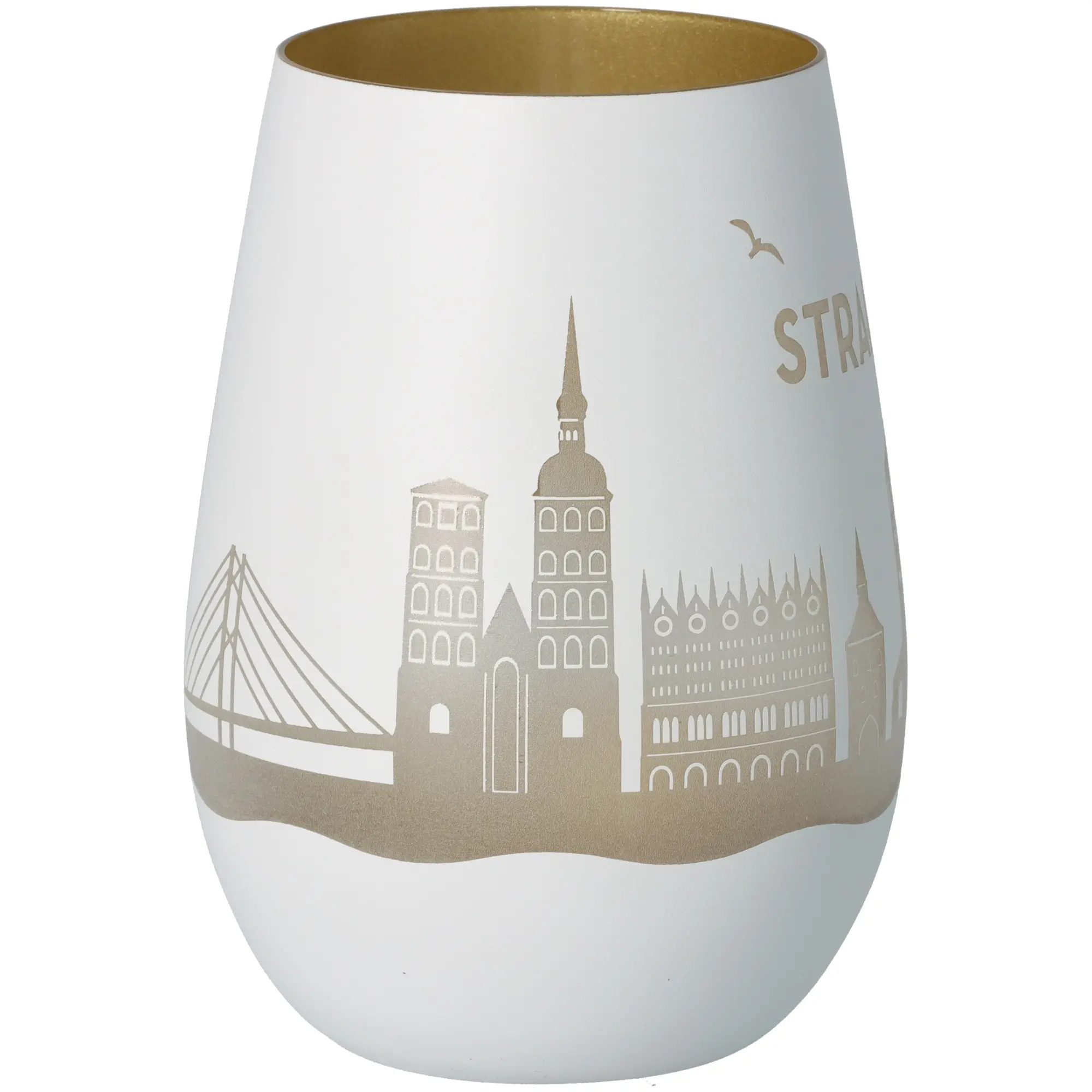 Windlicht Skyline Stralsund