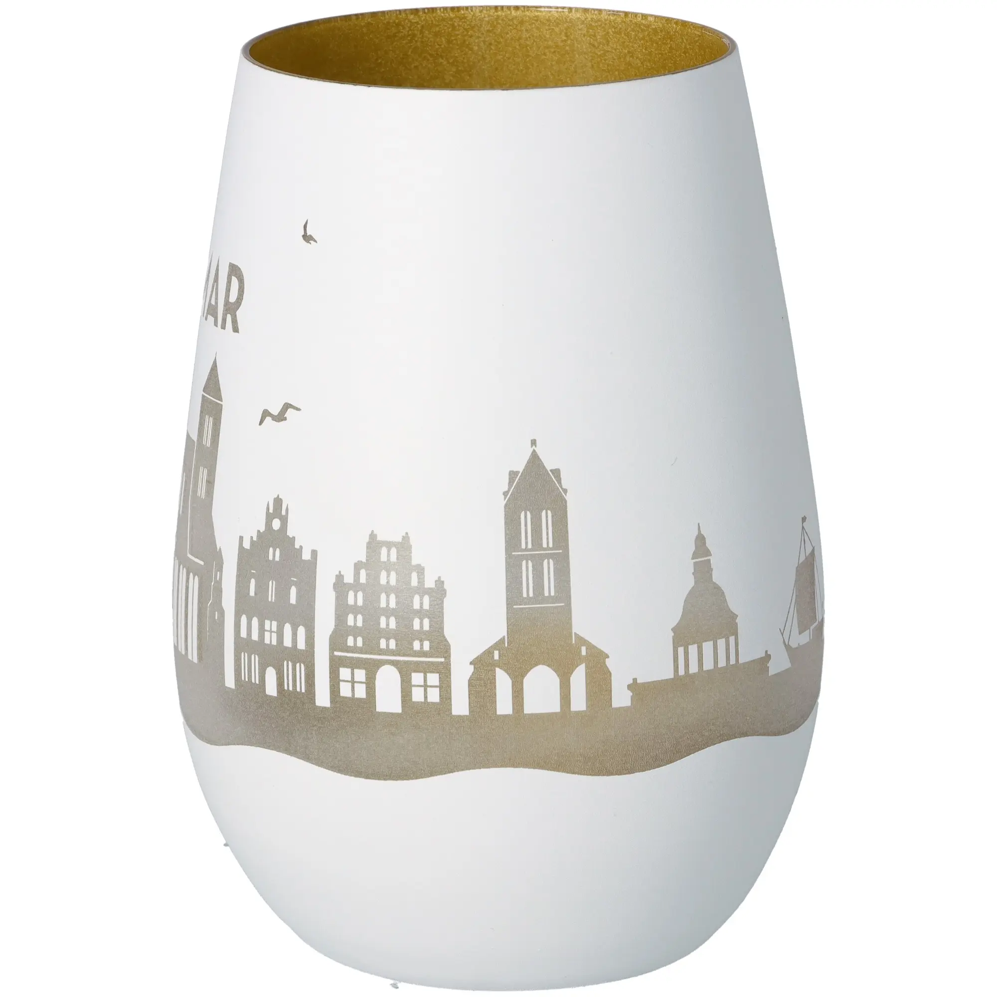 Windlicht Skyline Wismar