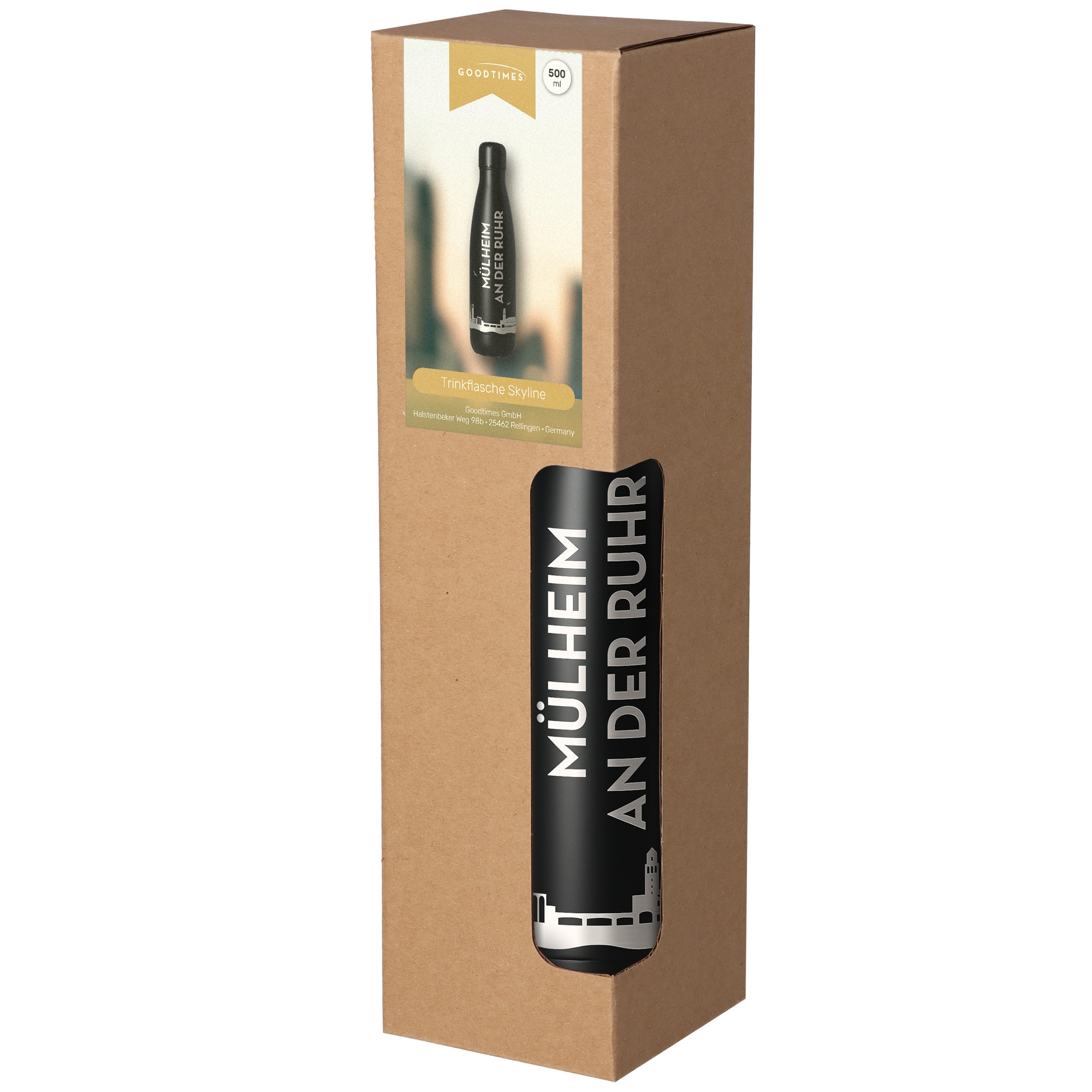 Trinkflasche Skyline Mülheim an der Ruhr Kosmetik