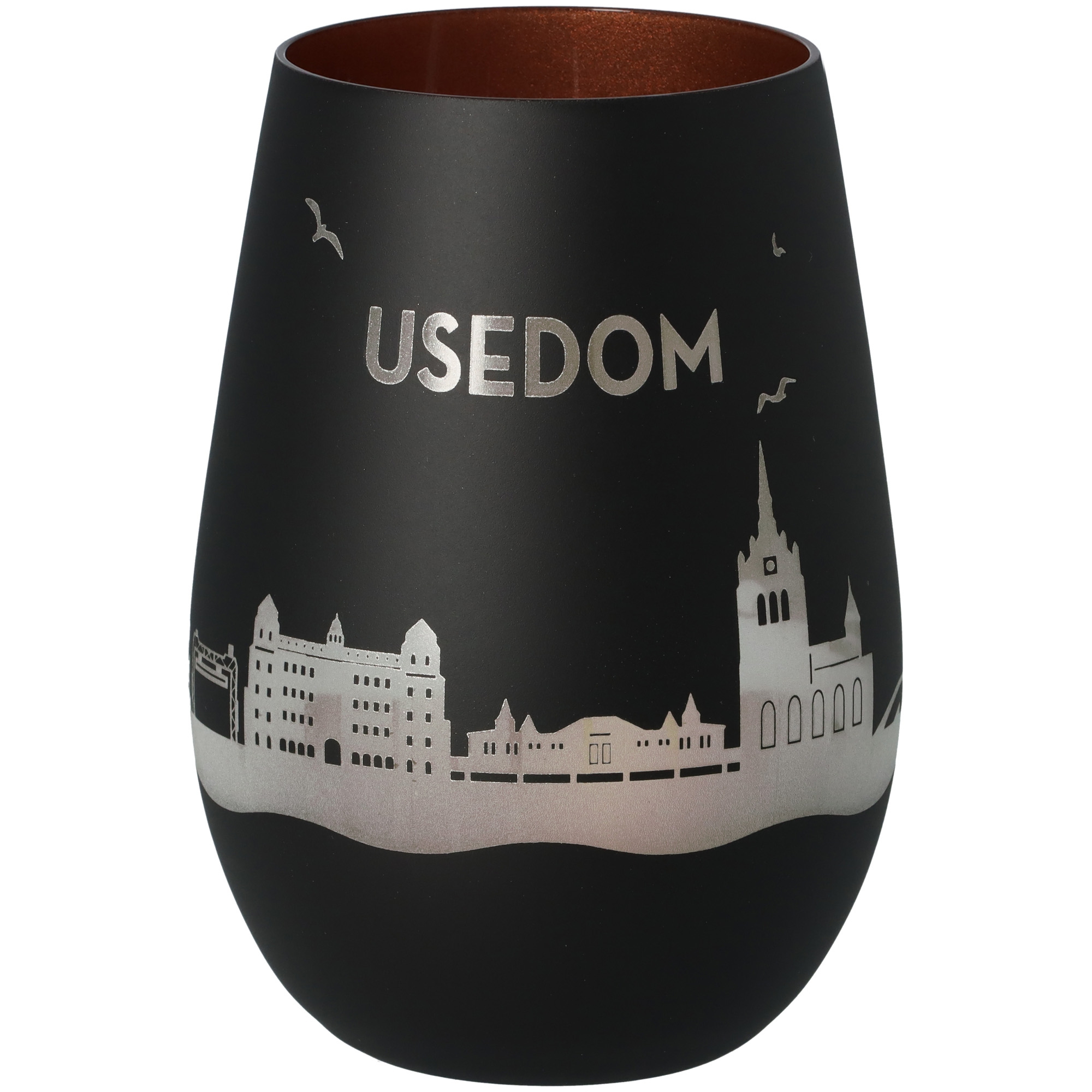 Goodtimes Windlicht Skyline Usedom Schwarz/Bronze