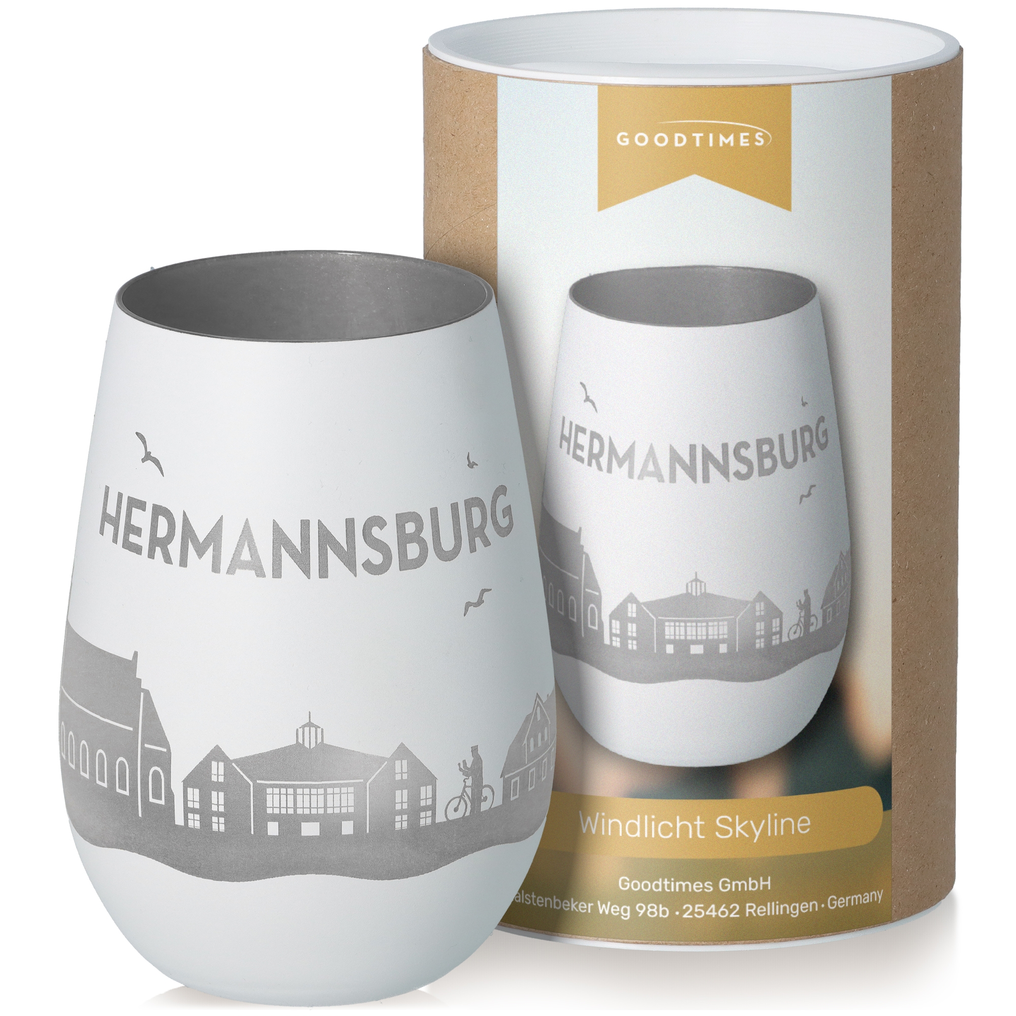 Windlicht Skyline Hermannsburg Töpferei, Krug, Tasse