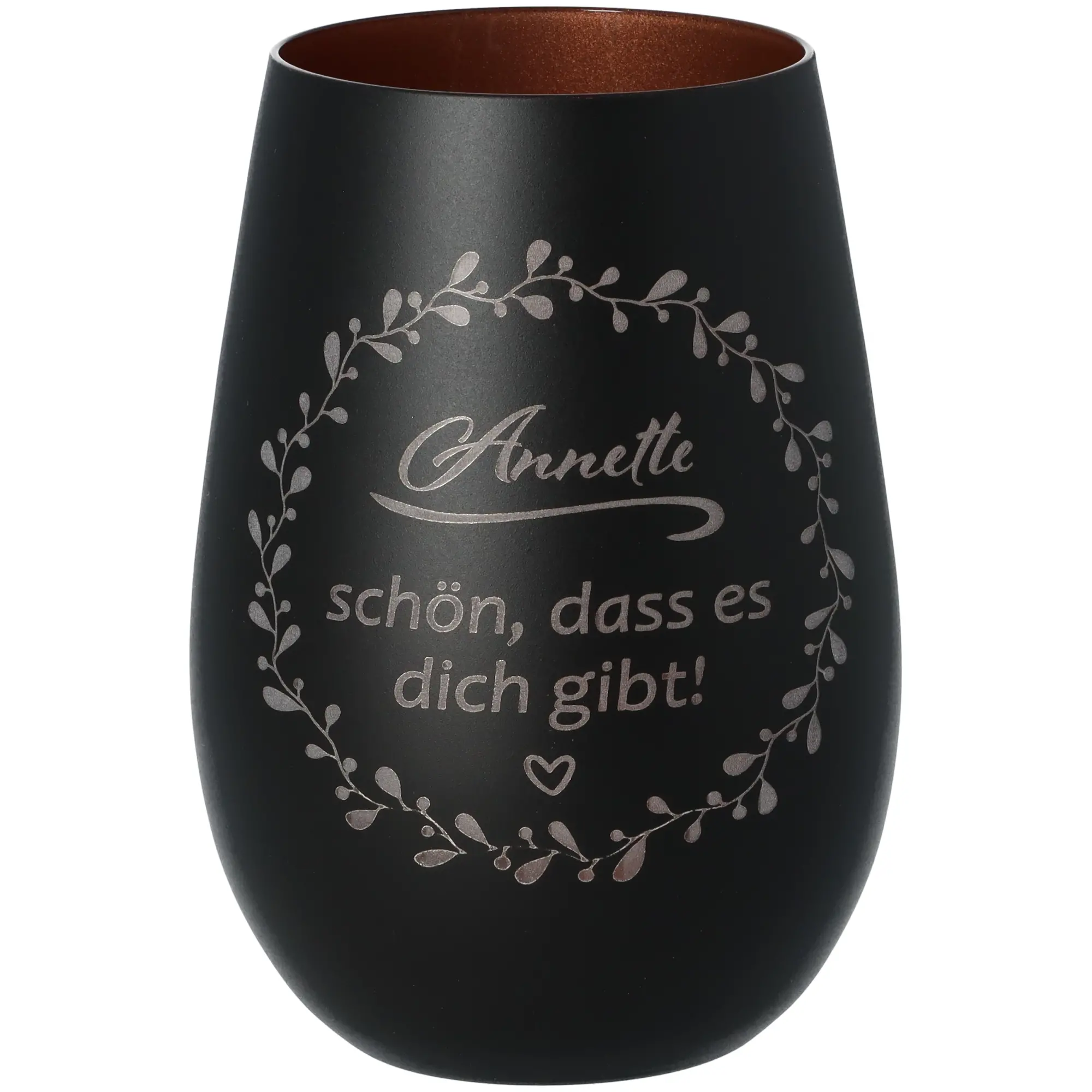 Windlicht "Schön, dass es dich gibt"