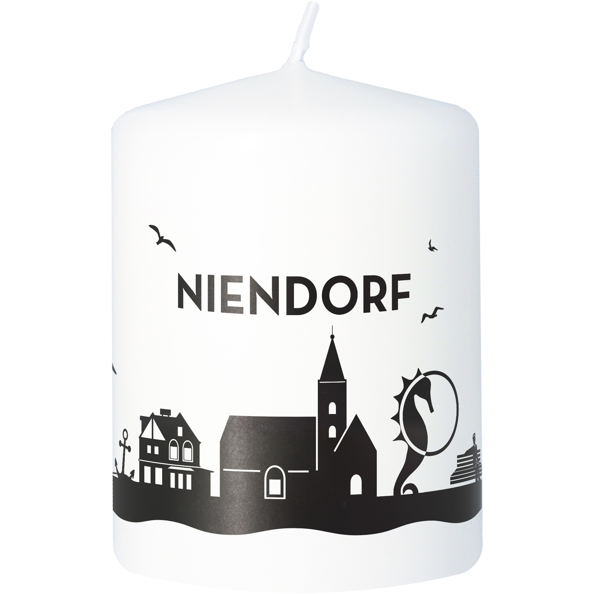 Stumpenkerze Skyline Niendorf Stumpenkerze Skyline Niendorf