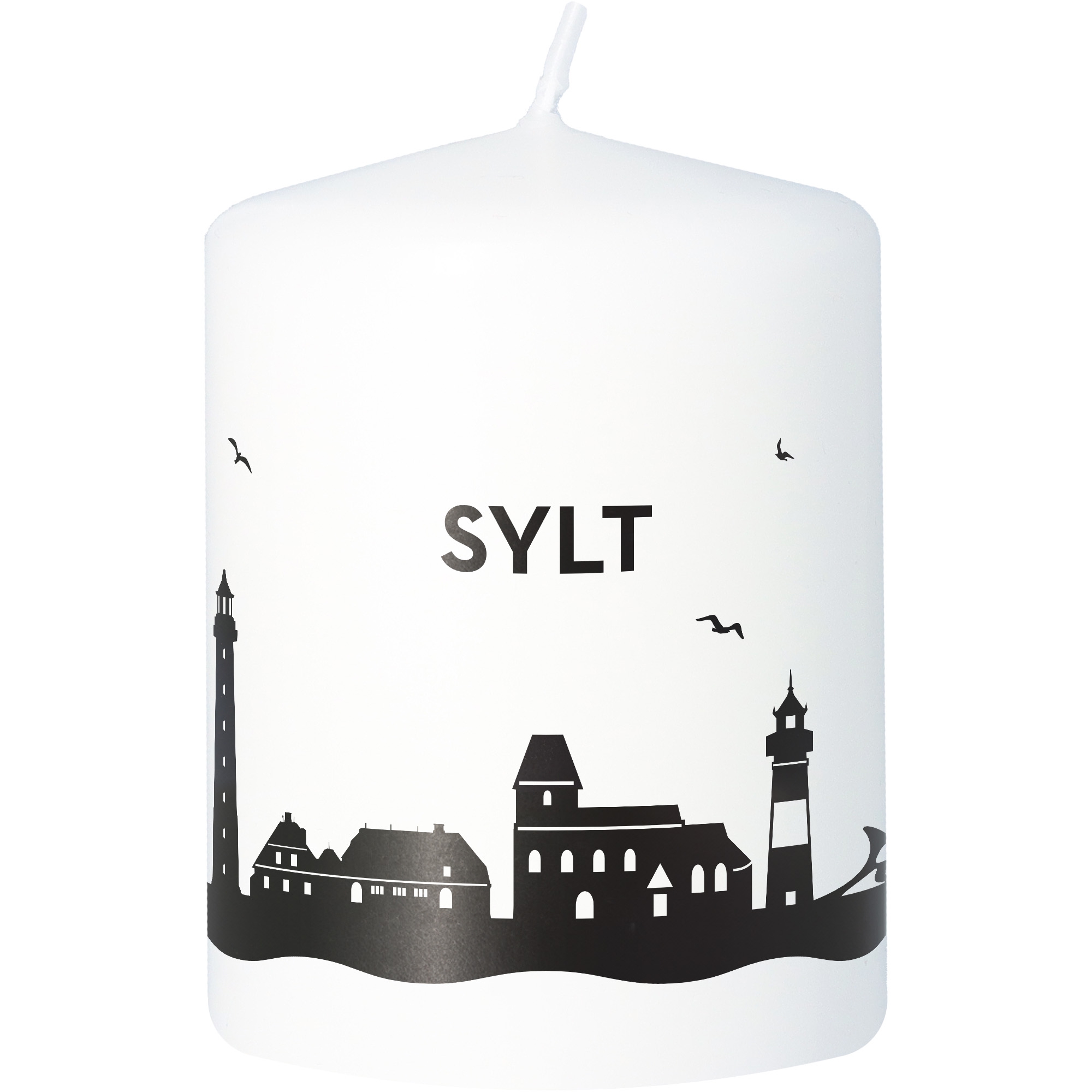Stumpenkerze Skyline Sylt Stumpenkerze Skyline Sylt