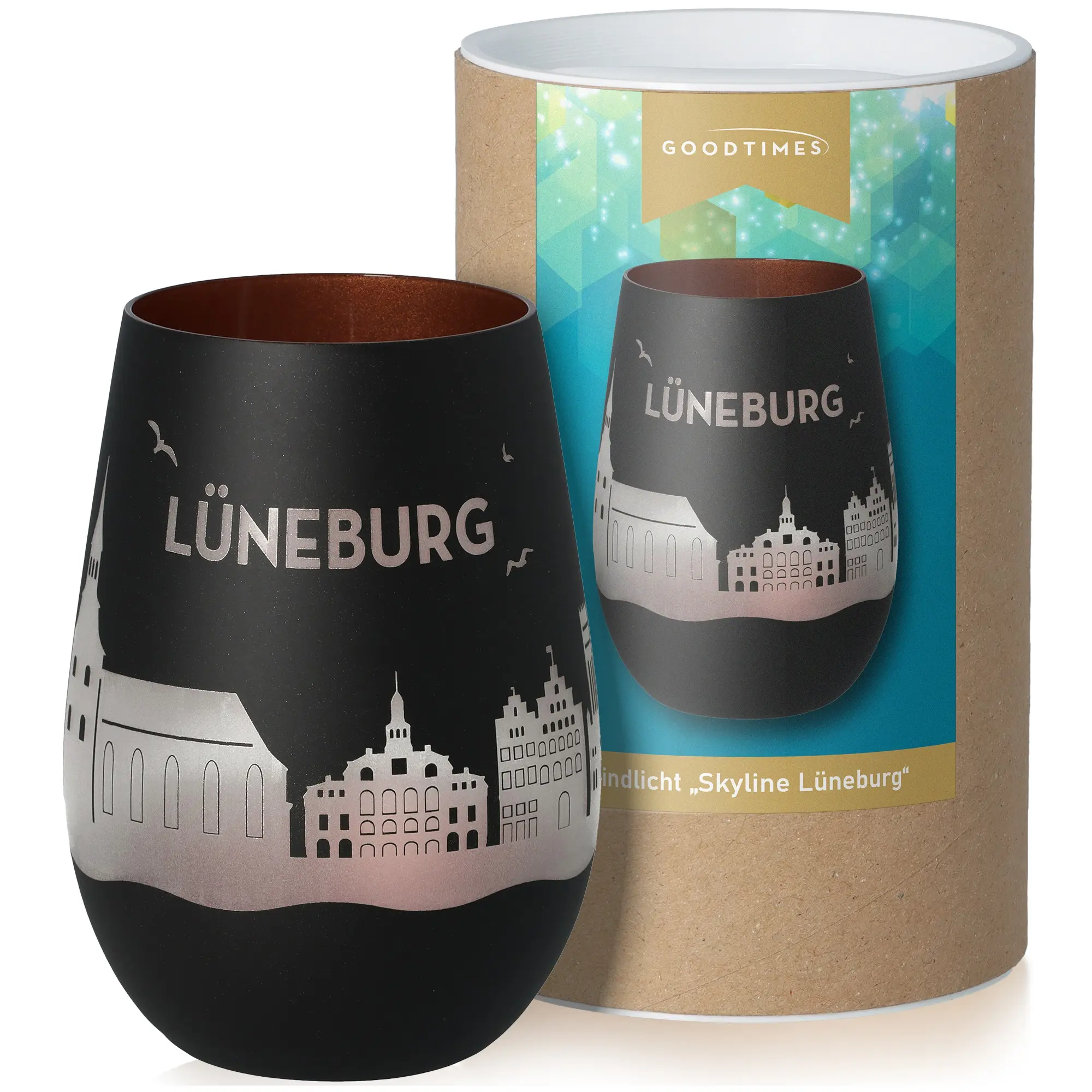 Windlicht Skyline Lüneburg