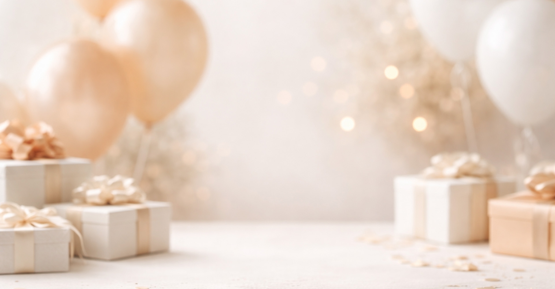Geschenke, Weihnachtlich, Paket, Kuchen, Ballons