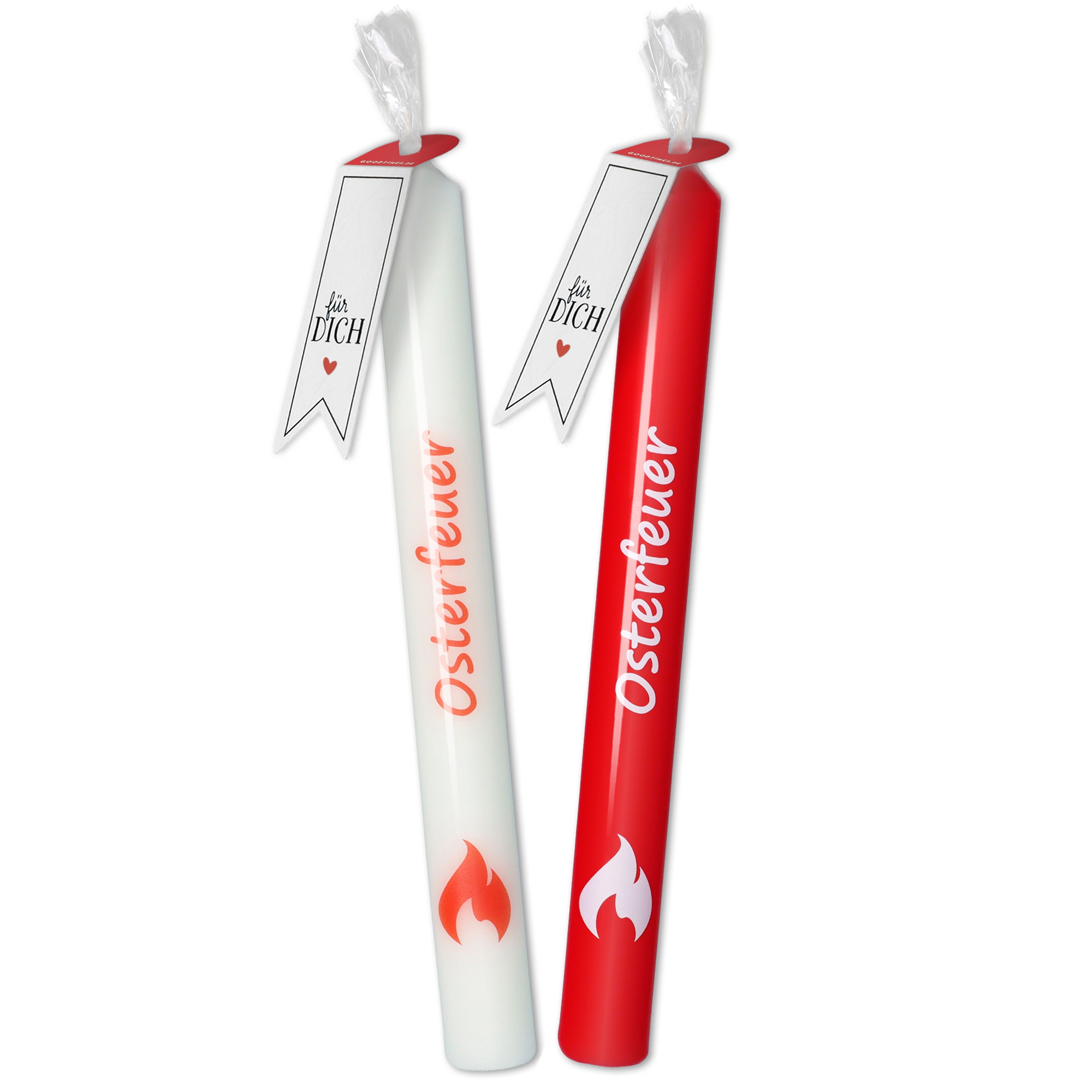 Stabkerzen-Set "Osterfeuer" Stabkerzen-Set "Osterfeuer"