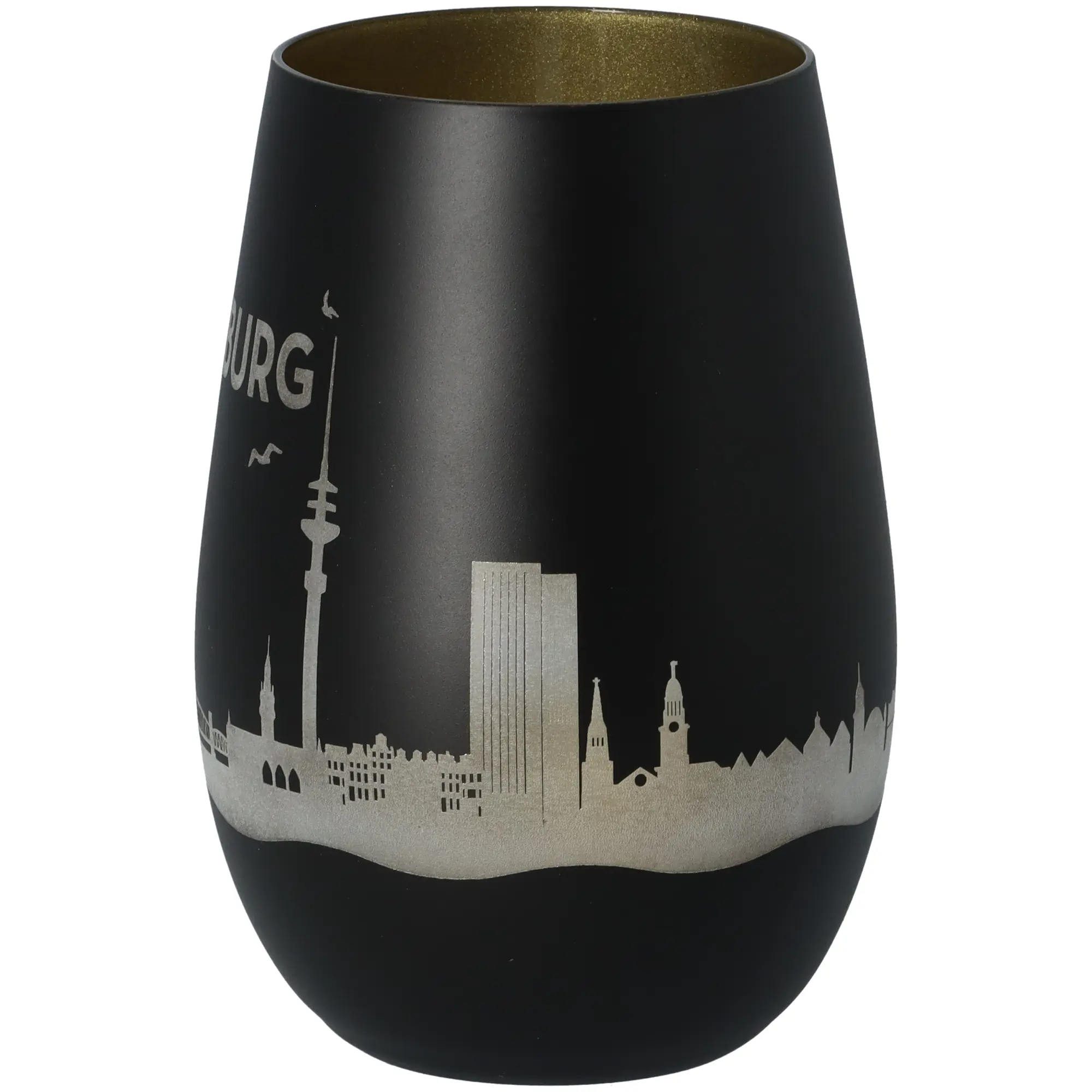 Windlicht Skyline Hamburg