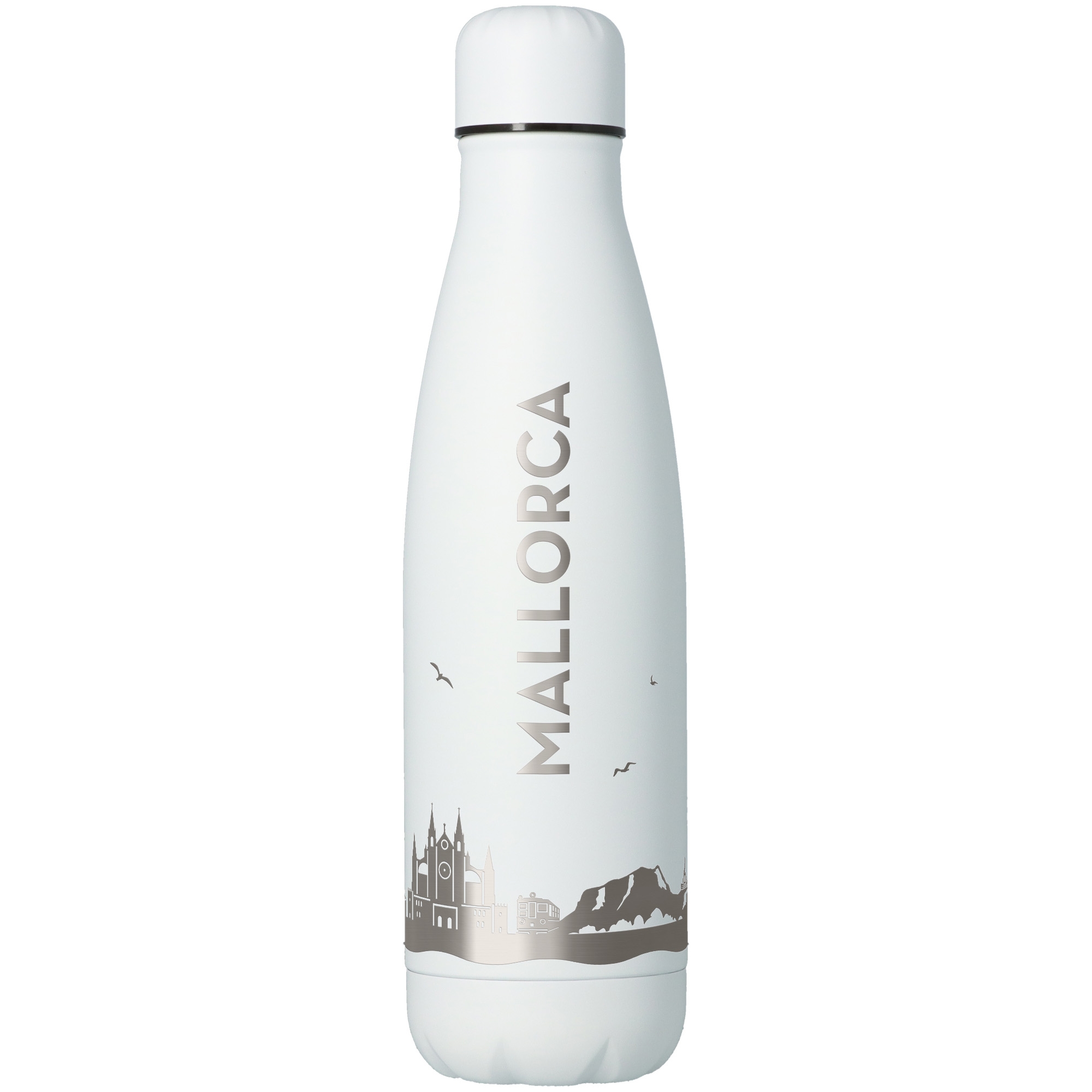 Trinkflasche Skyline Mallorca Flasche, Wasserflasche