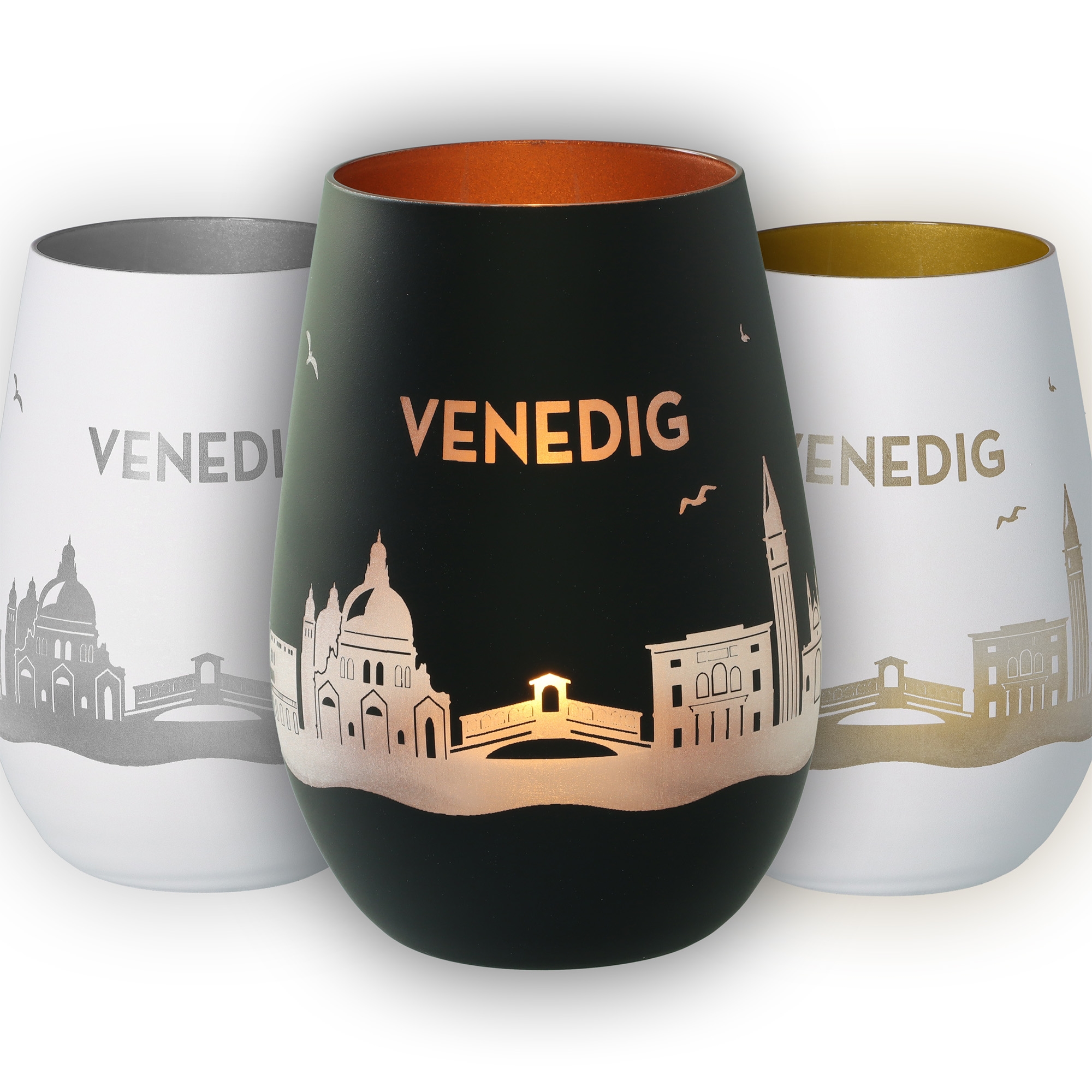 Windlicht Skyline Venedig Pokal, Töpferei, Krug