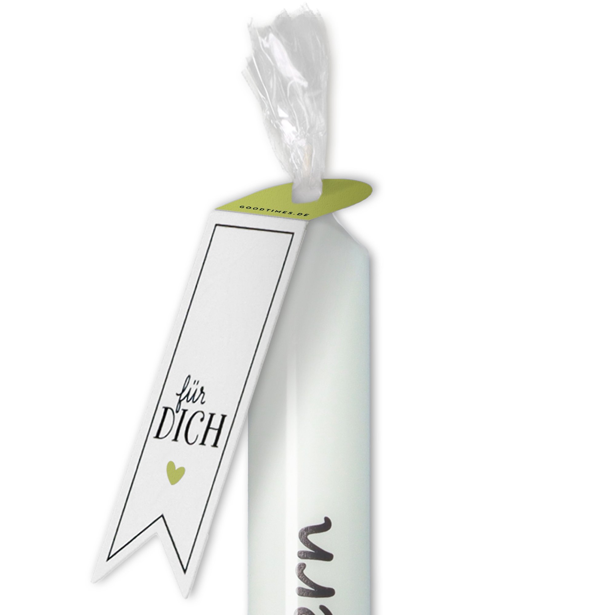 Stabkerze "Frohe Ostern" Hellgrün Stabkerze "Frohe Ostern" Hellgrün