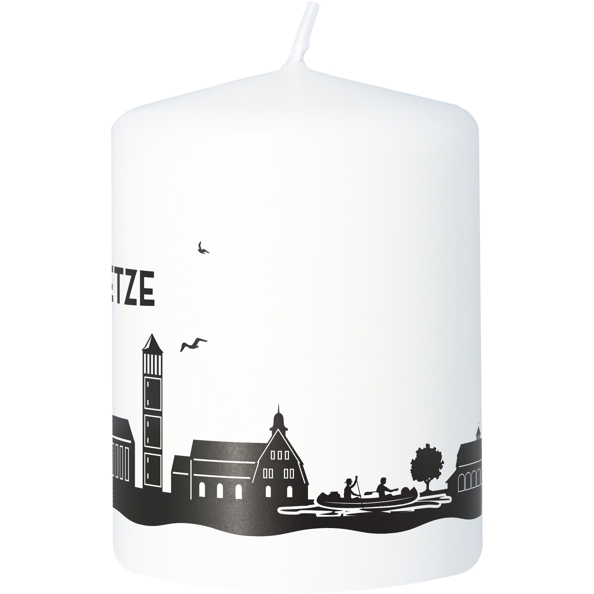 Stumpenkerze Skyline Wietze Stumpenkerze Skyline Wietze