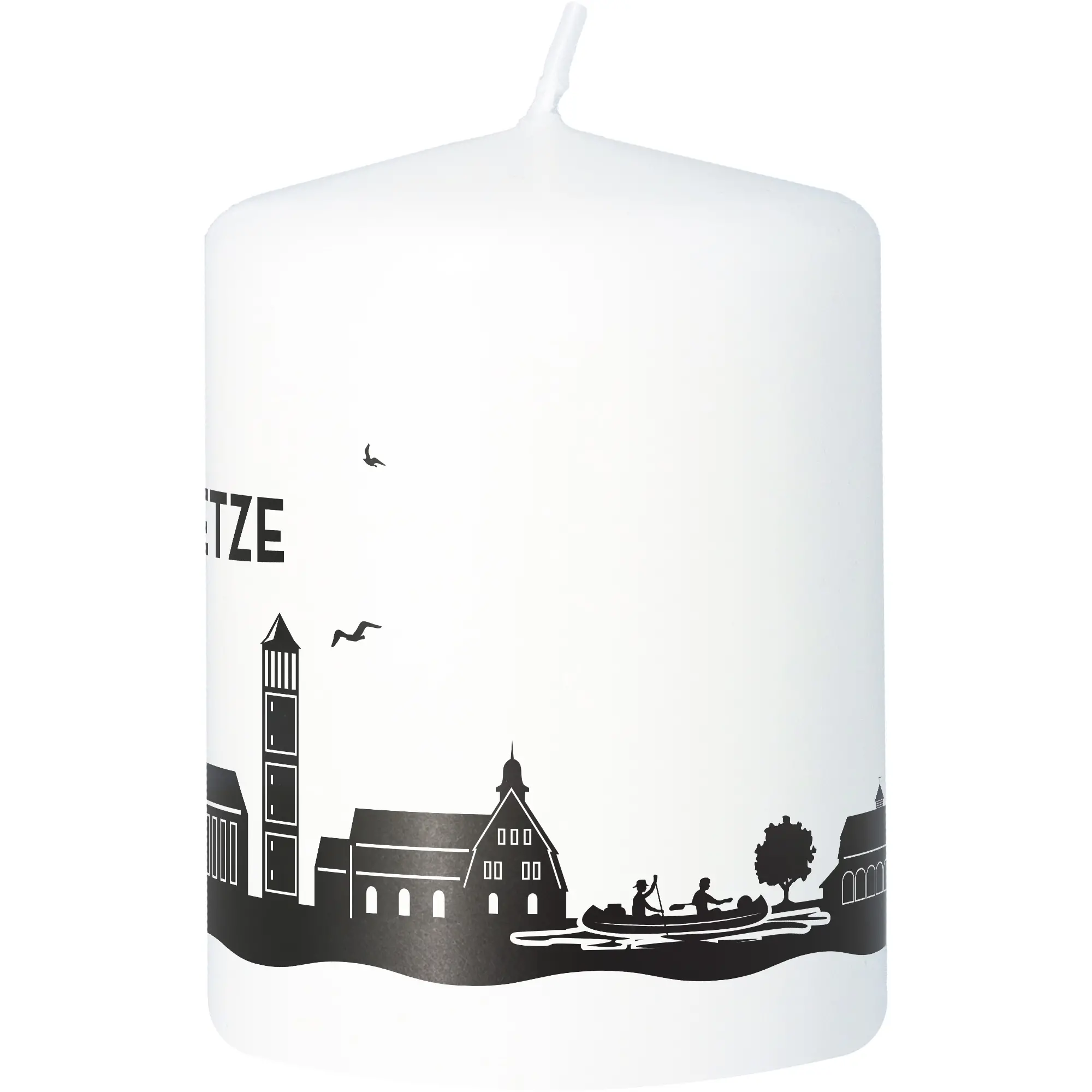 Stumpenkerze Skyline Wietze