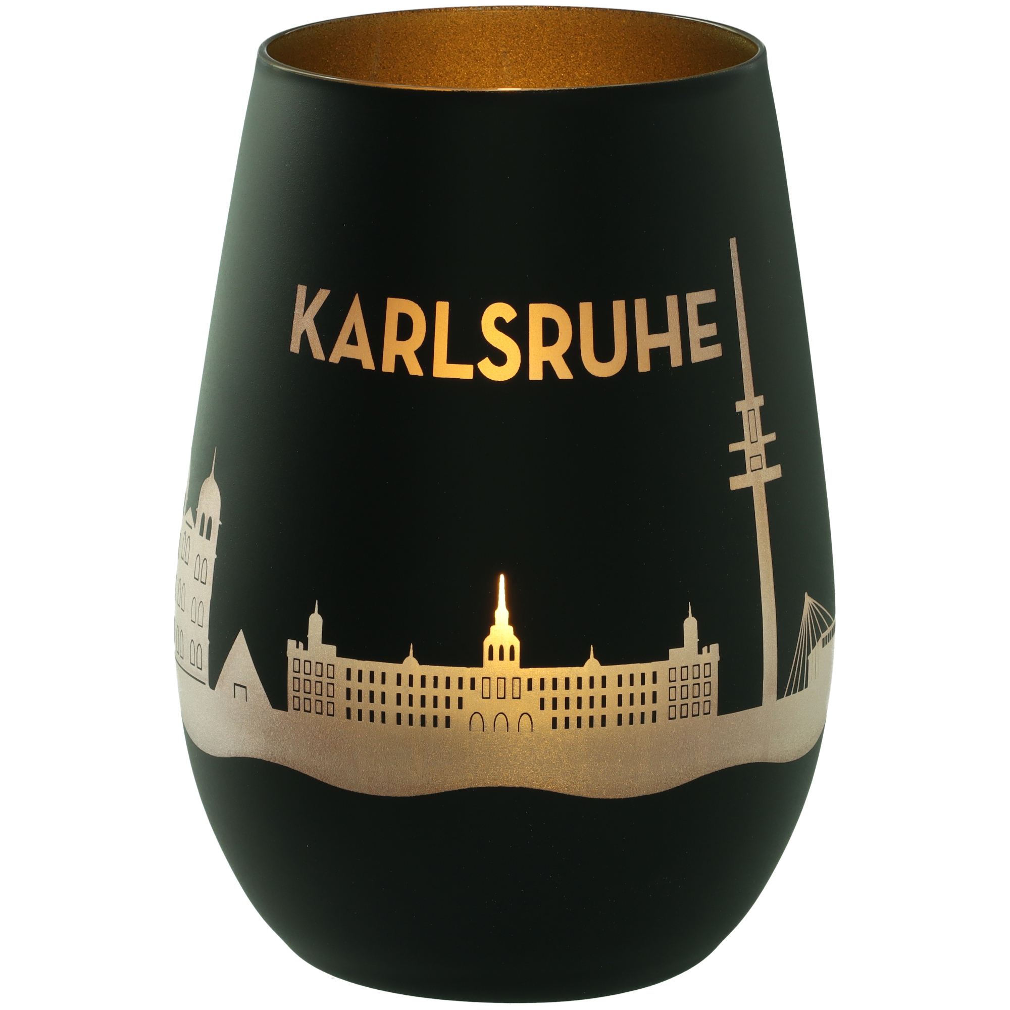 Windlicht Skyline Karlsruhe