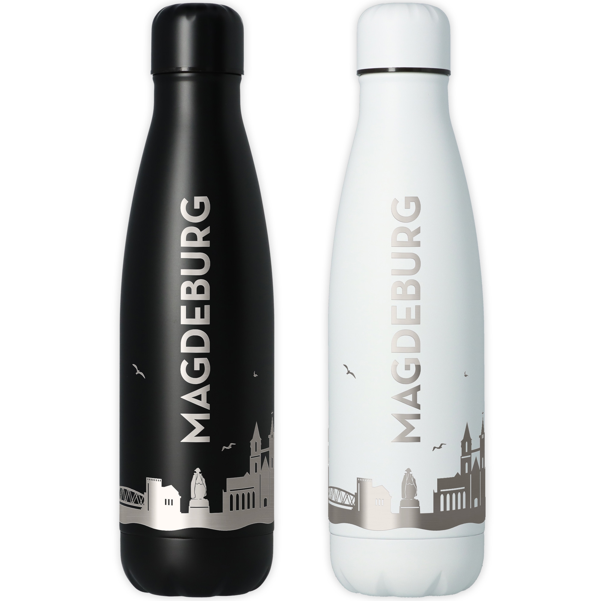 Trinkflasche Skyline Magdeburg