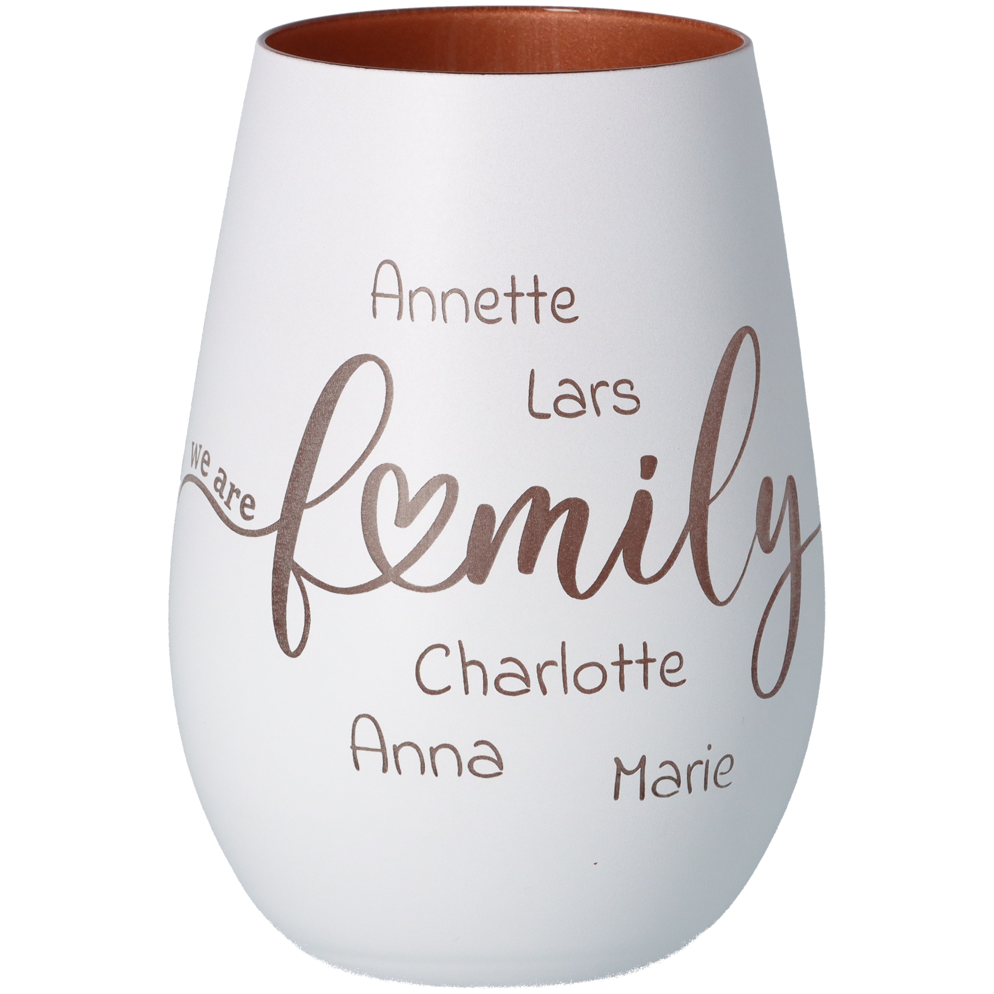 Windlicht "We Are Family" Windlicht "We Are Family"