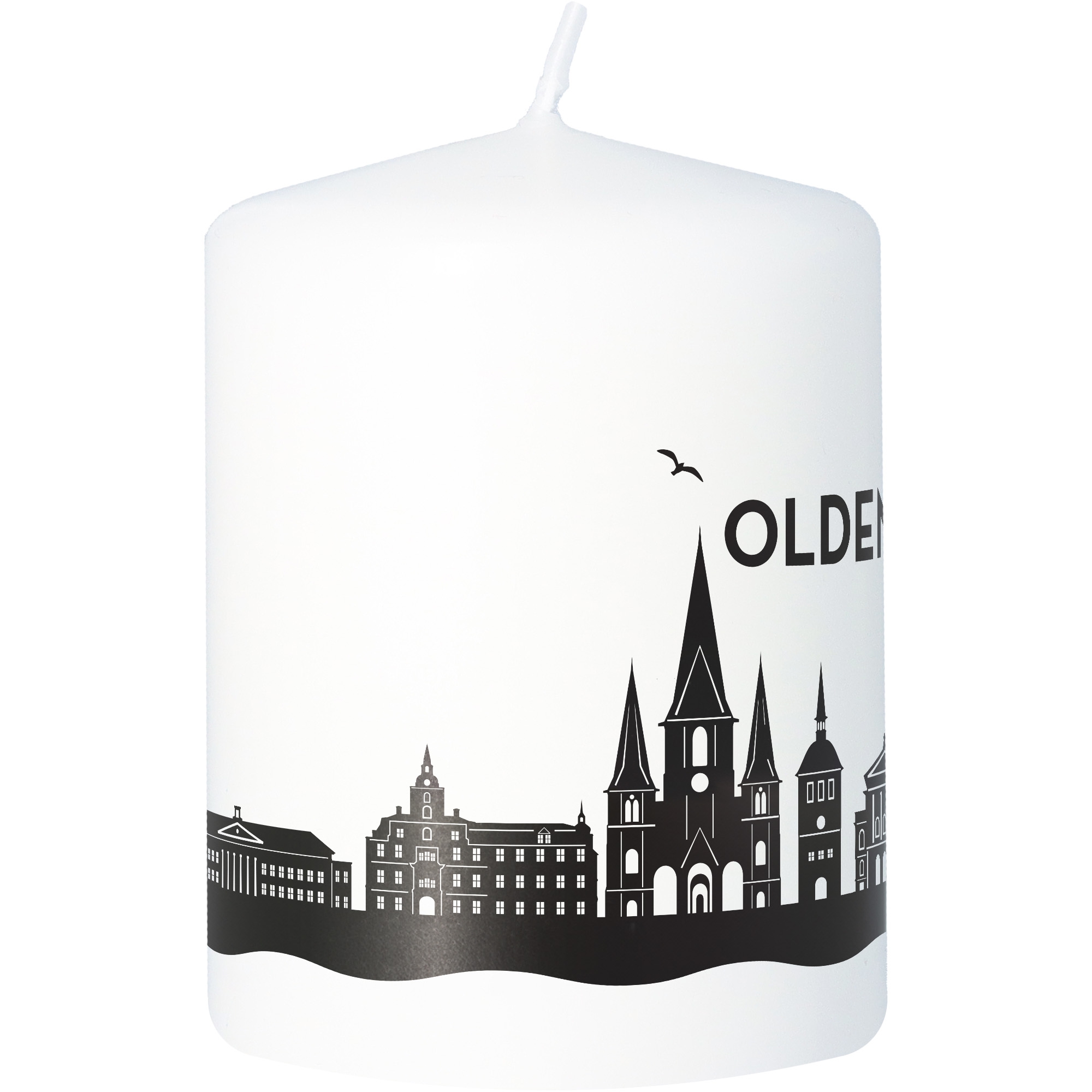 Stumpenkerze Skyline Oldenburg Stumpenkerze Skyline Oldenburg