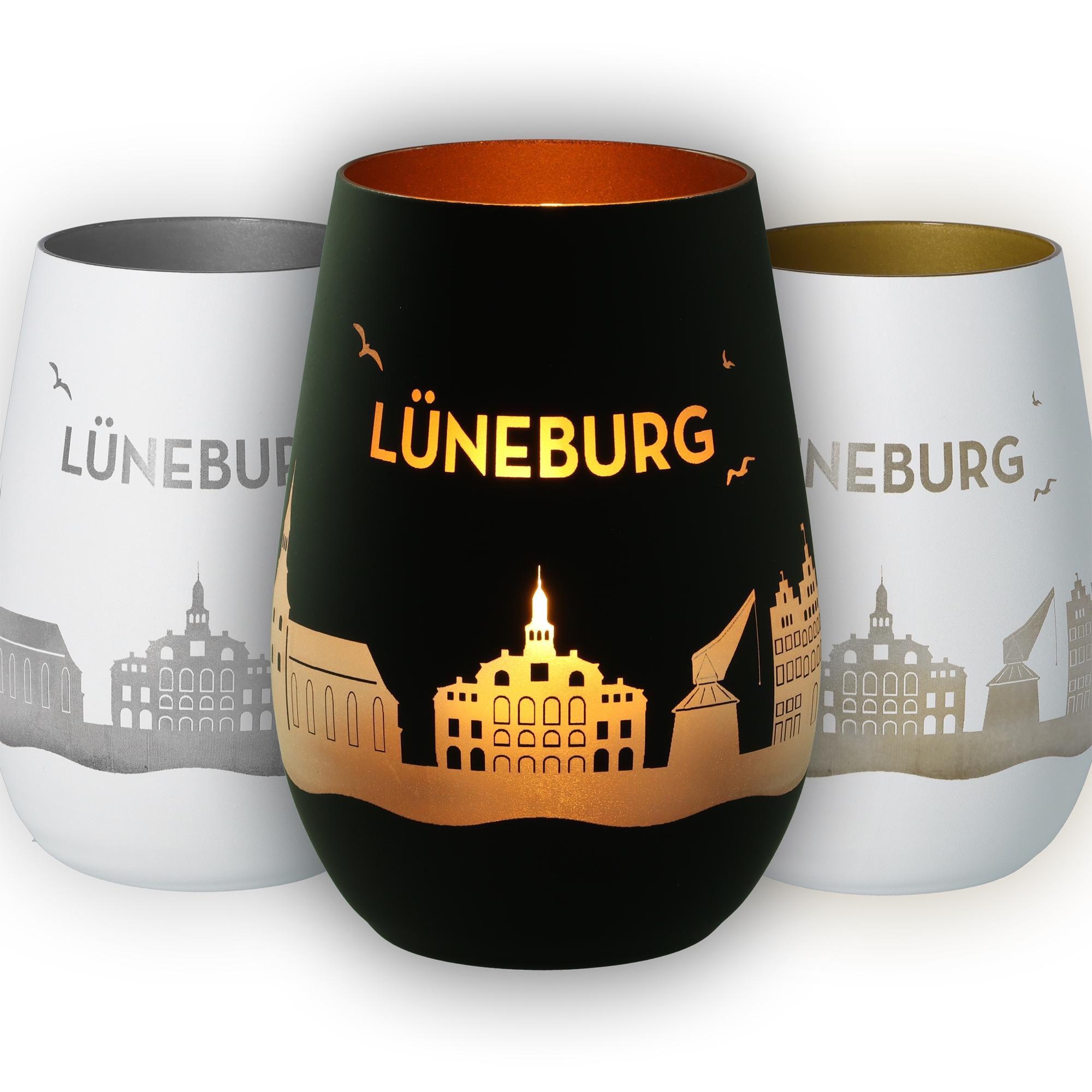 Windlicht Skyline Lüneburg