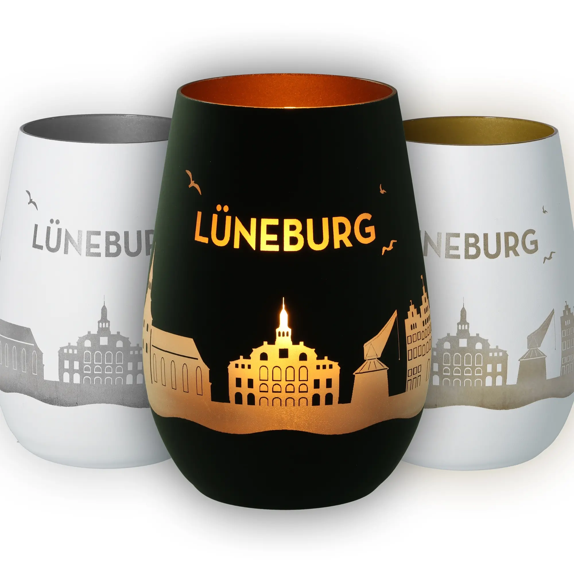 Windlicht Skyline Lüneburg