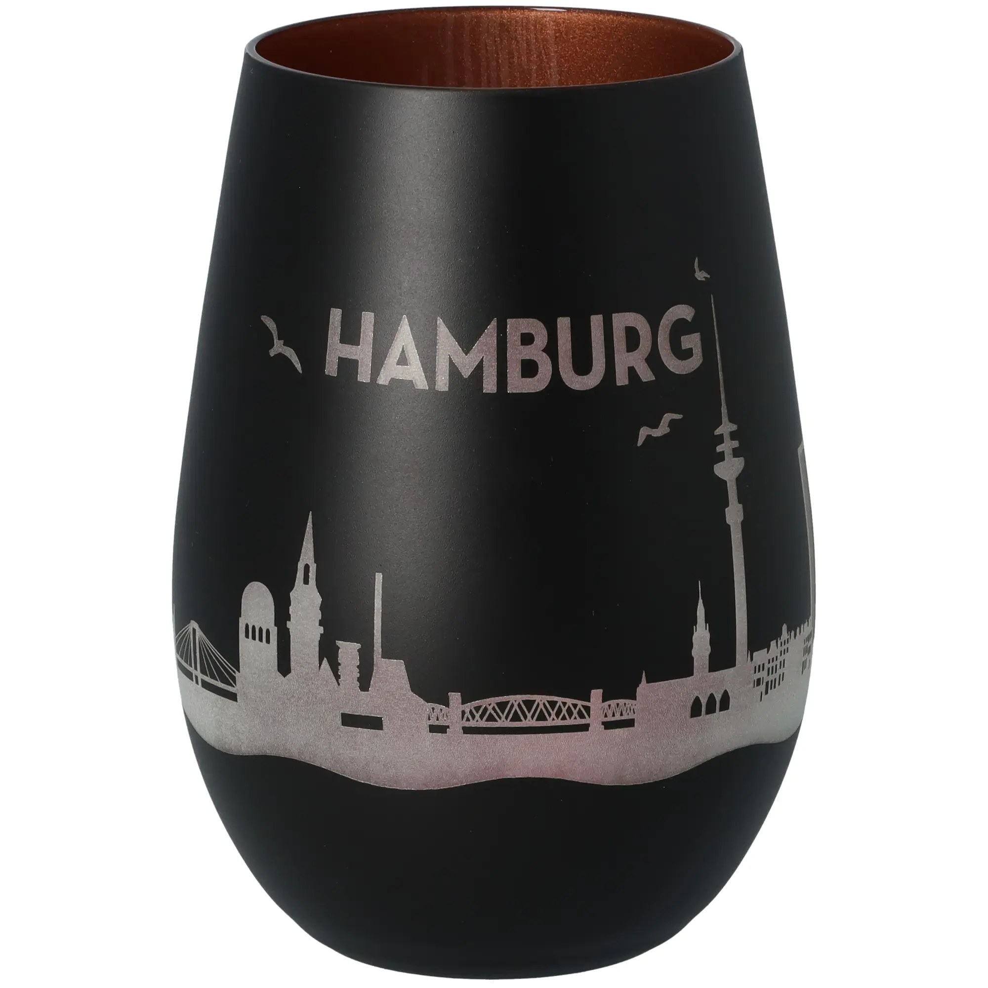 Windlicht Skyline Hamburg