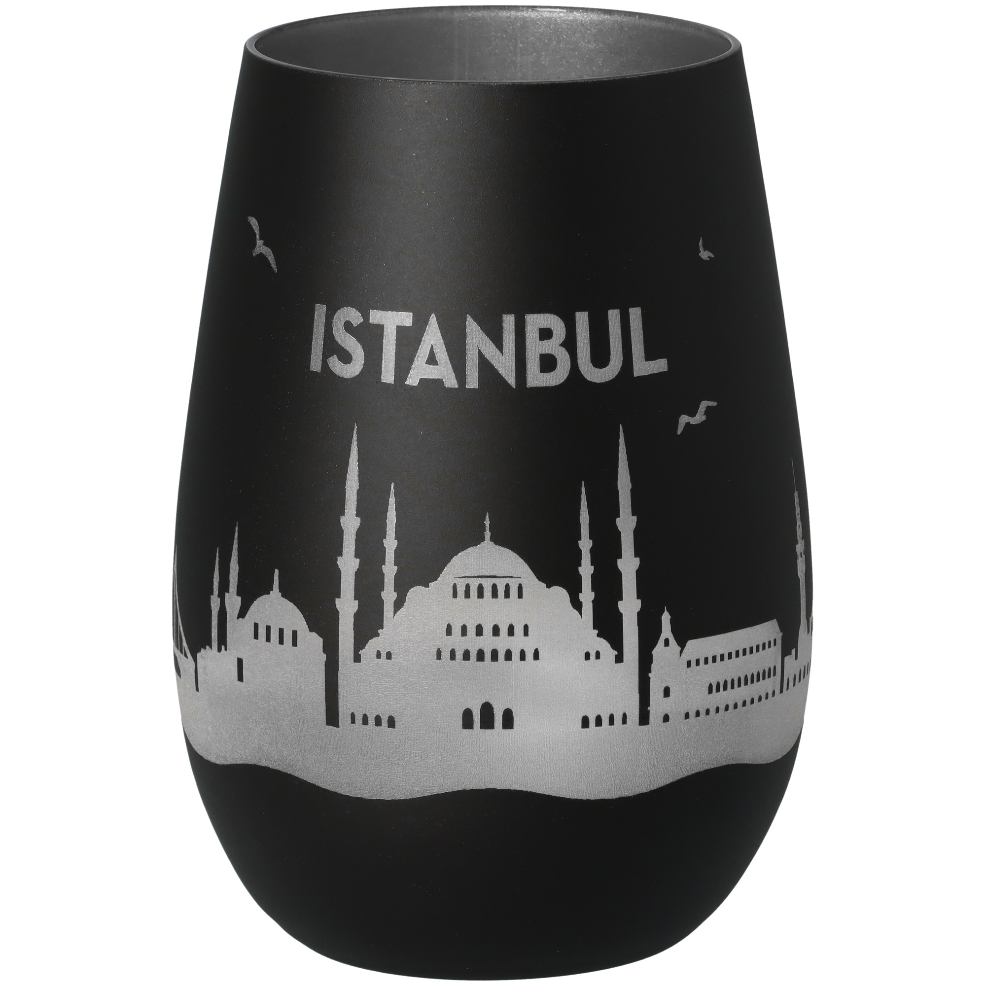 Windlicht Skyline Istanbul Krug, Töpferei, Glas