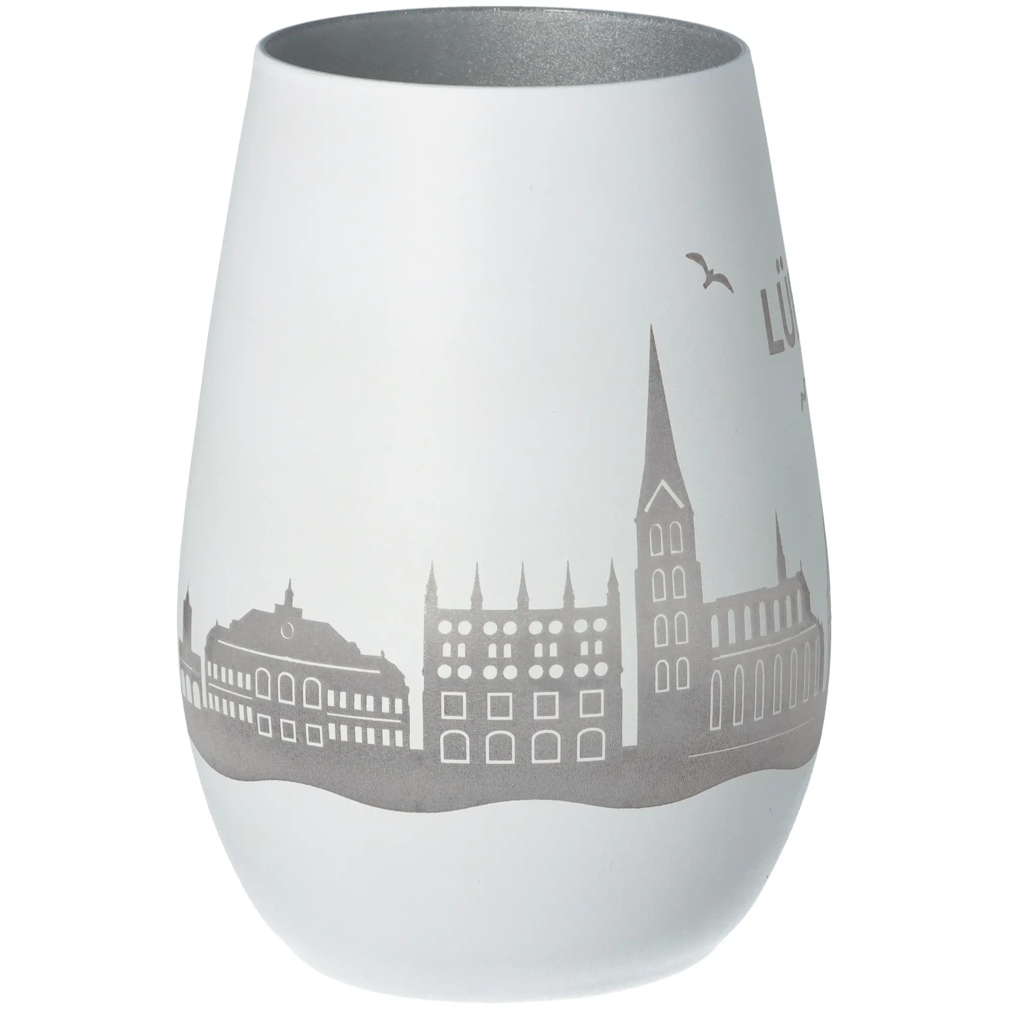 Windlicht Skyline Lübeck