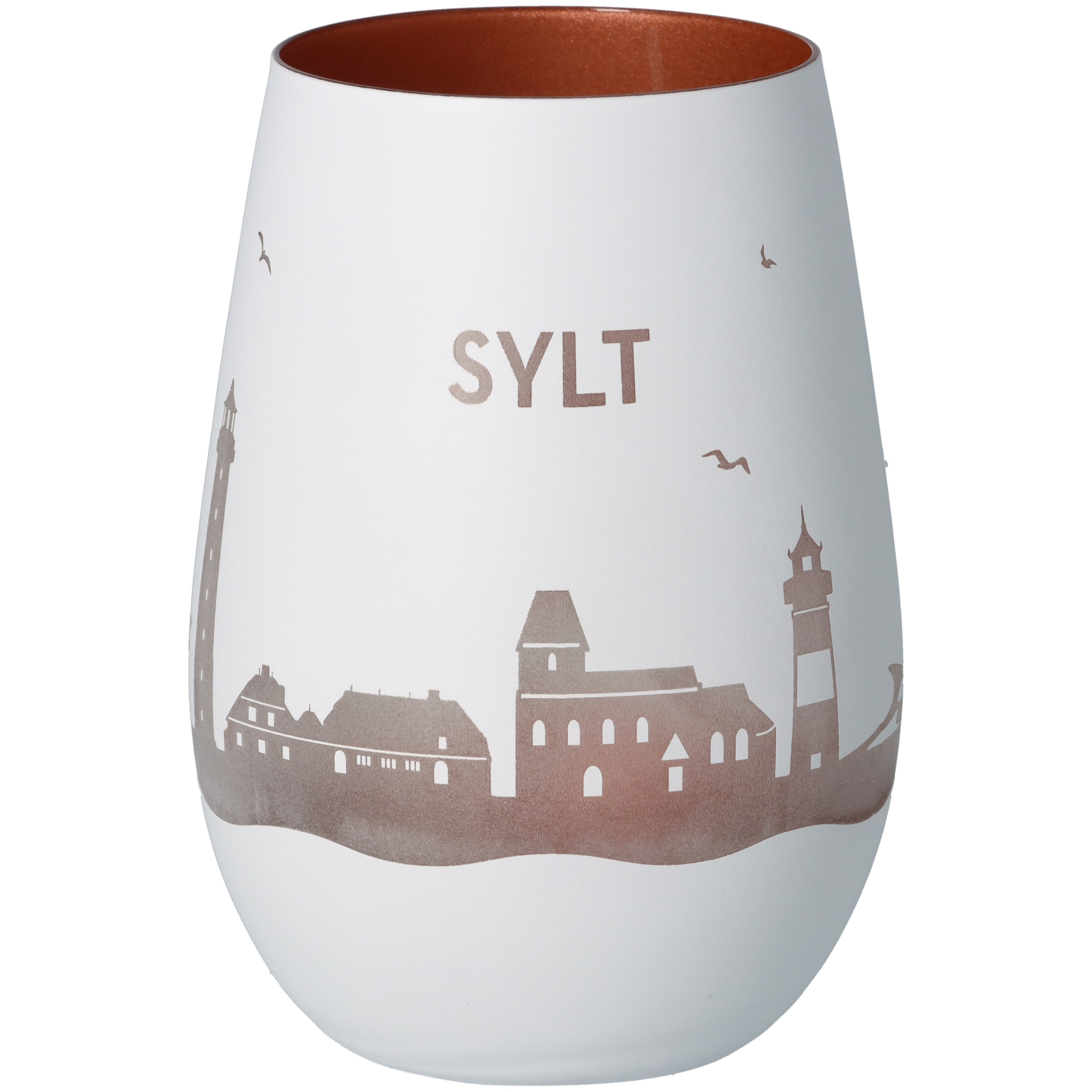 Windlicht Skyline Sylt Töpferei, Krug, Vase, Kunst, Porzellan