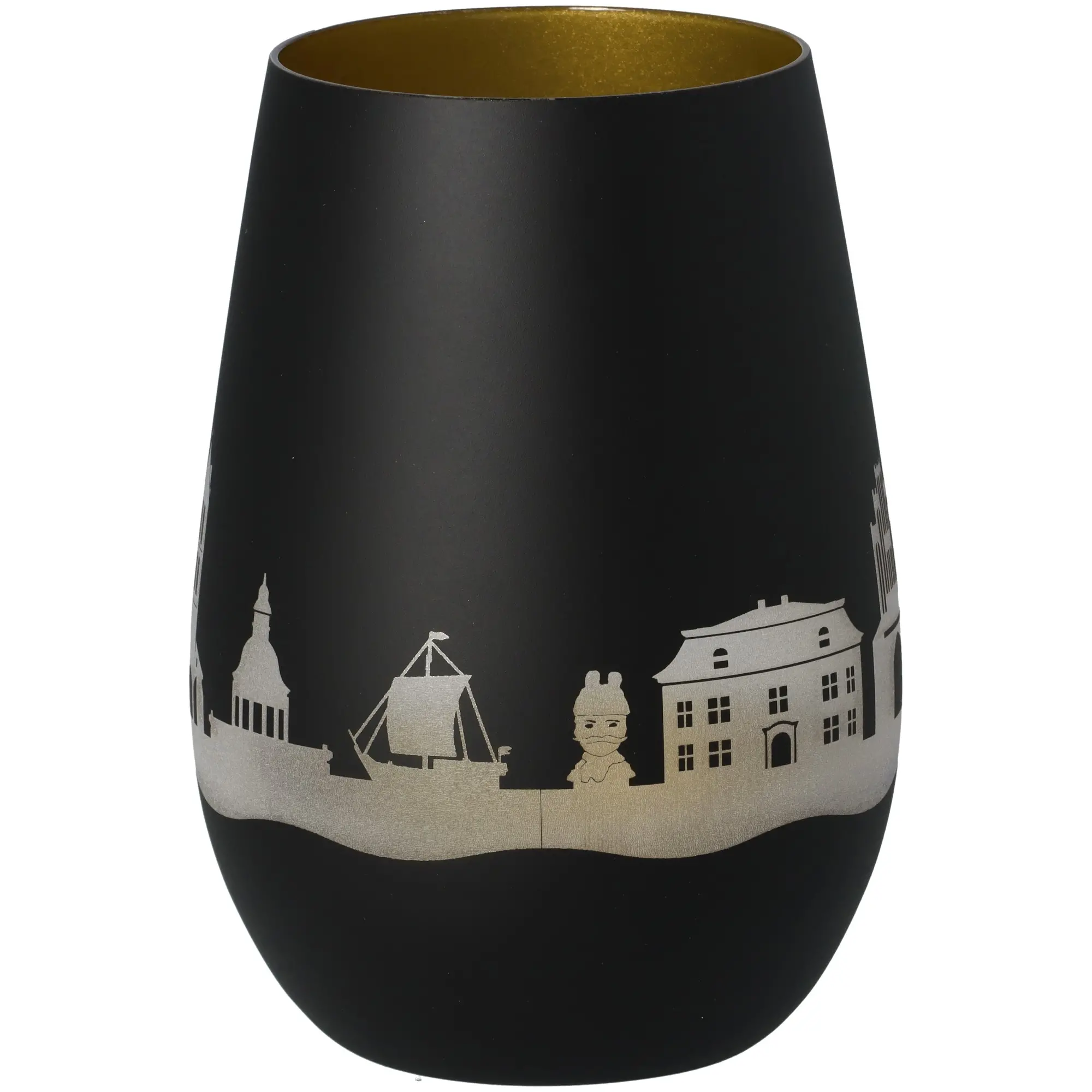 Windlicht Skyline Wismar