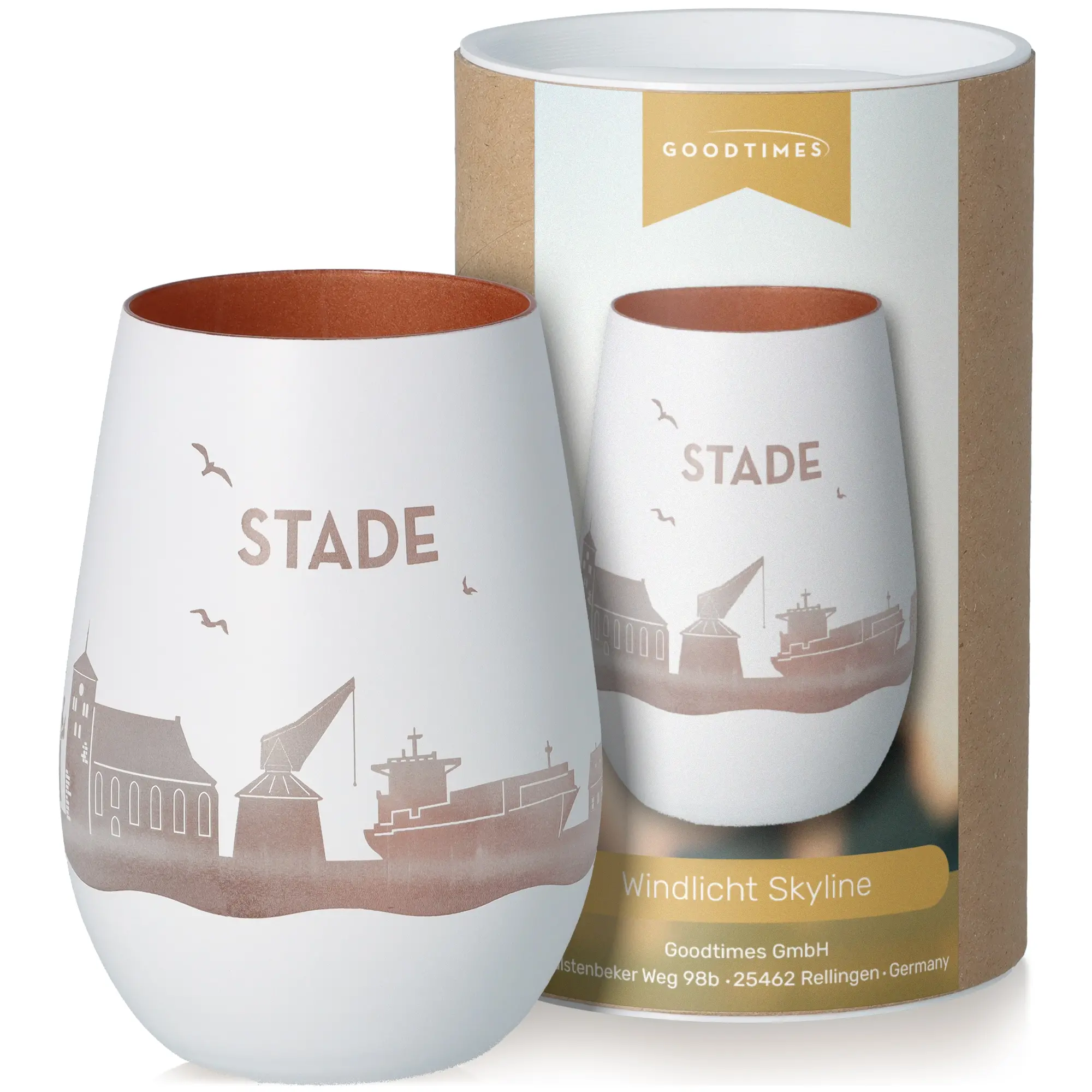 Windlicht Skyline Stade