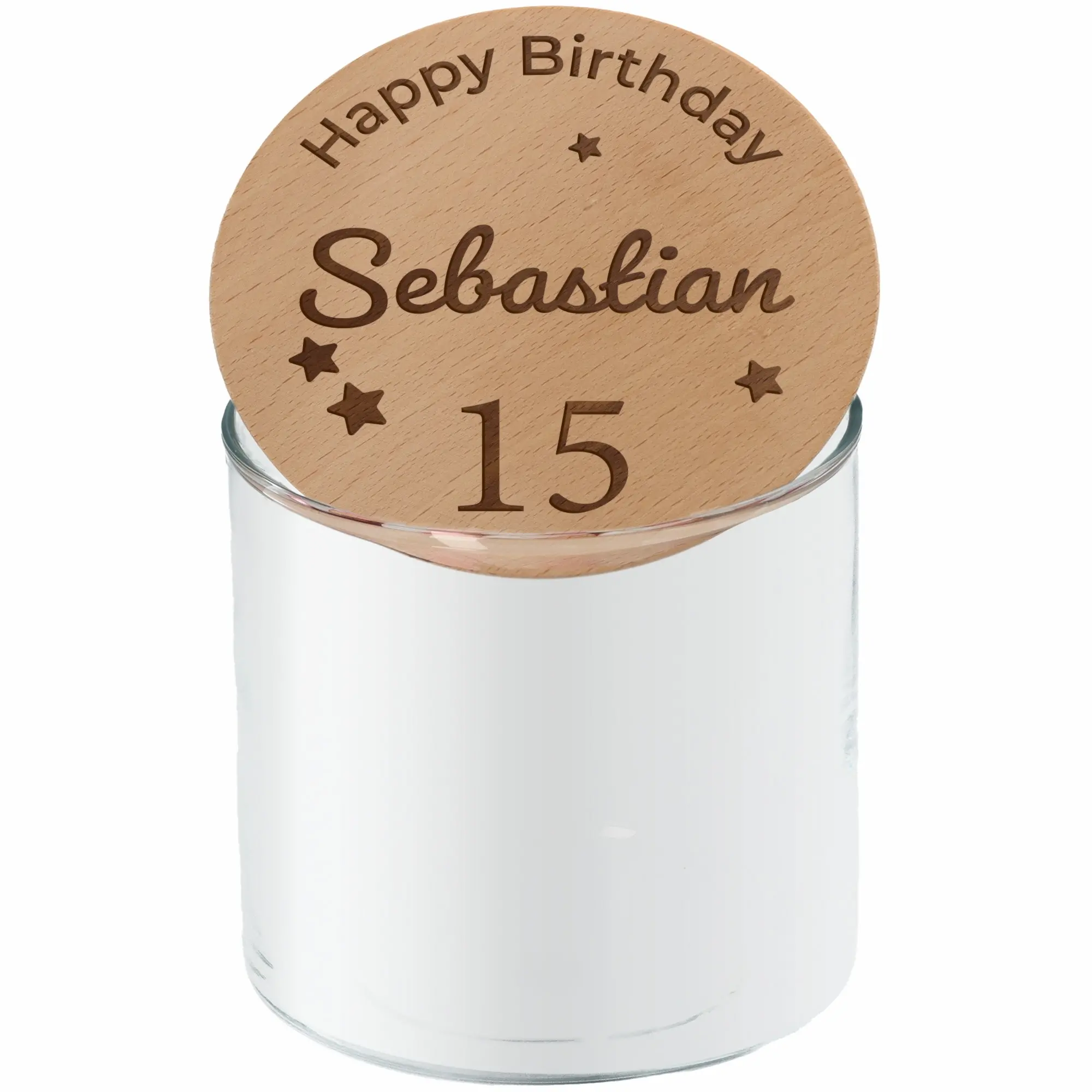 Geburtstag, Münze, Holz, Aufkleber, Geschenk