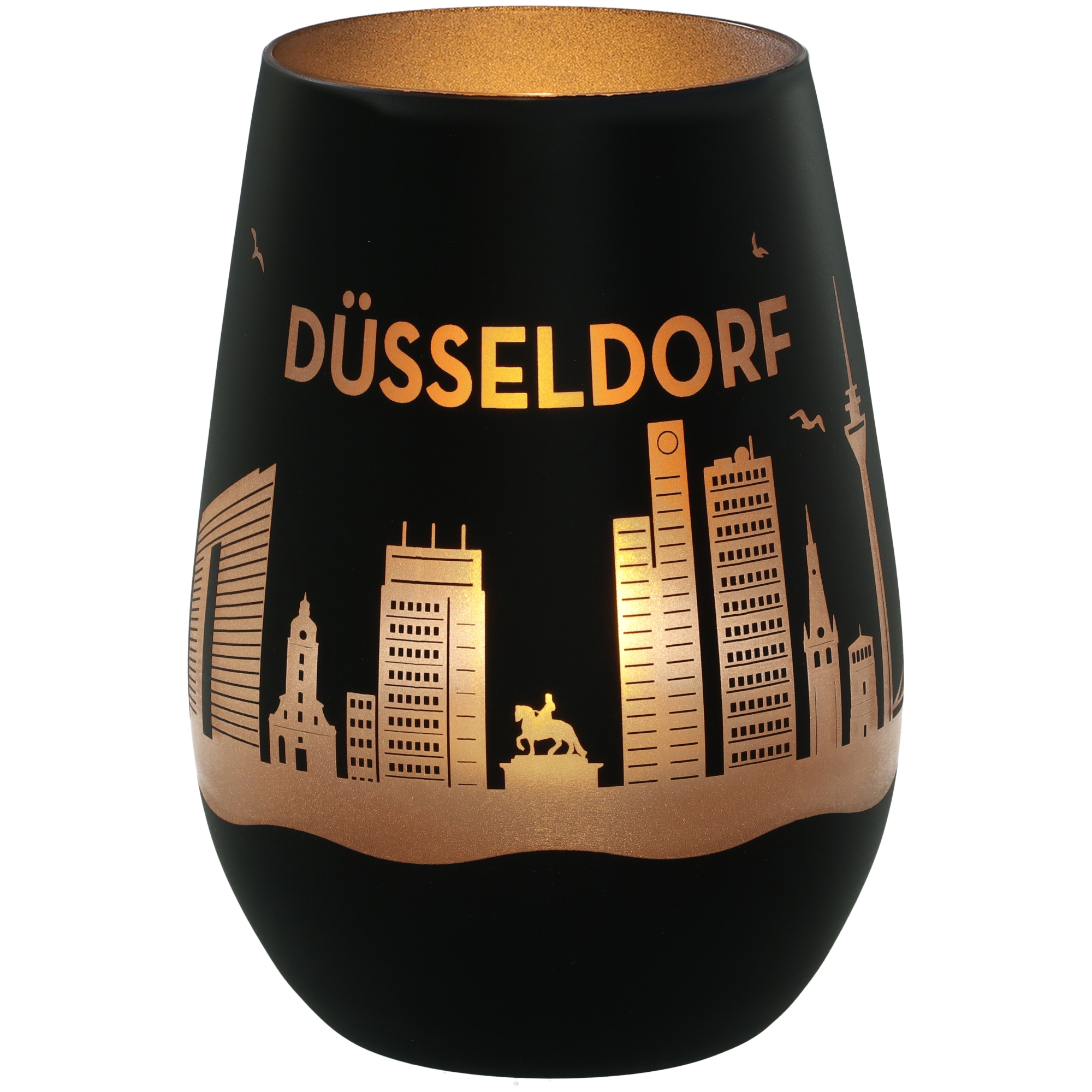 Windlicht Skyline Düsseldorf Windlicht Skyline Düsseldorf