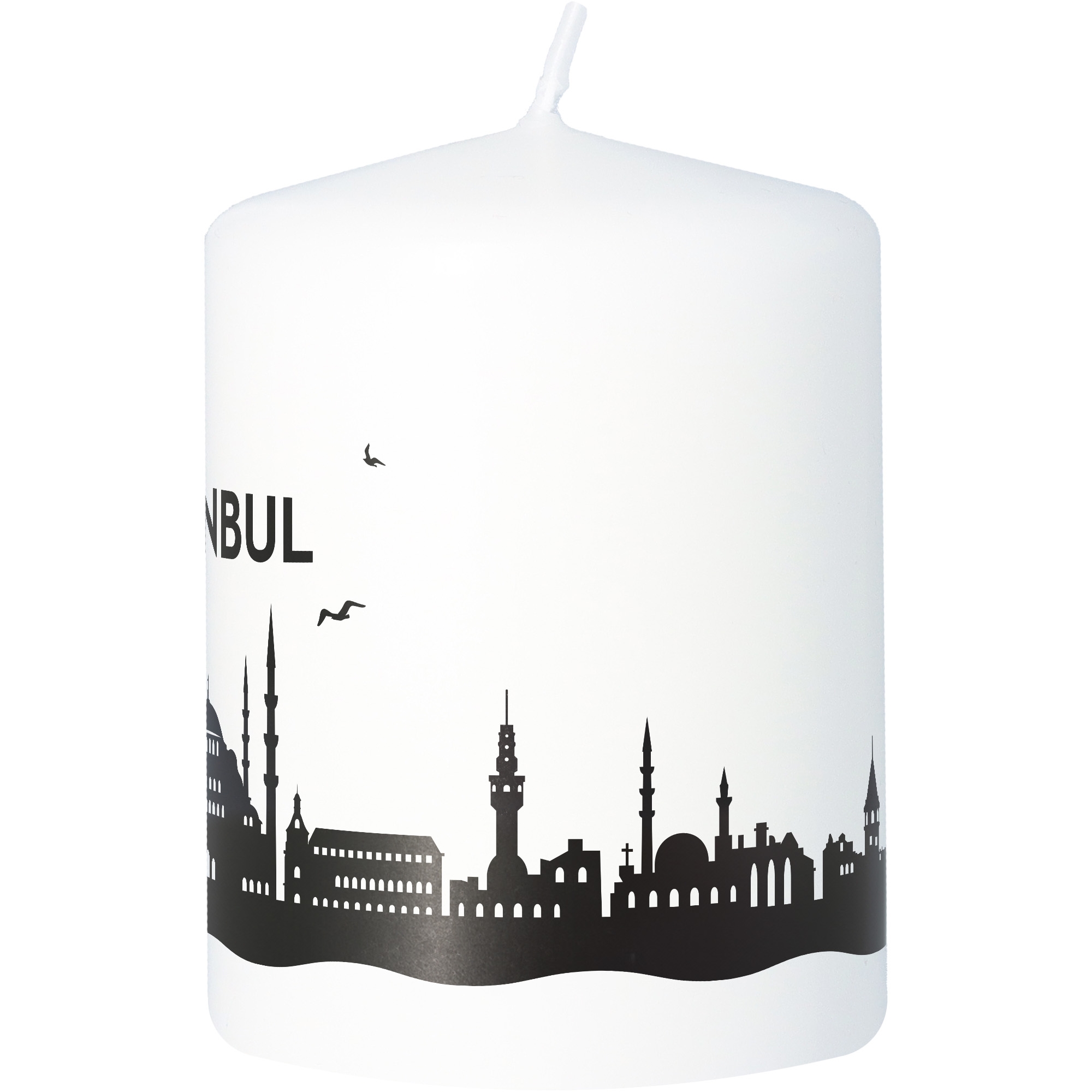 Stumpenkerze Skyline Istanbul Kerze