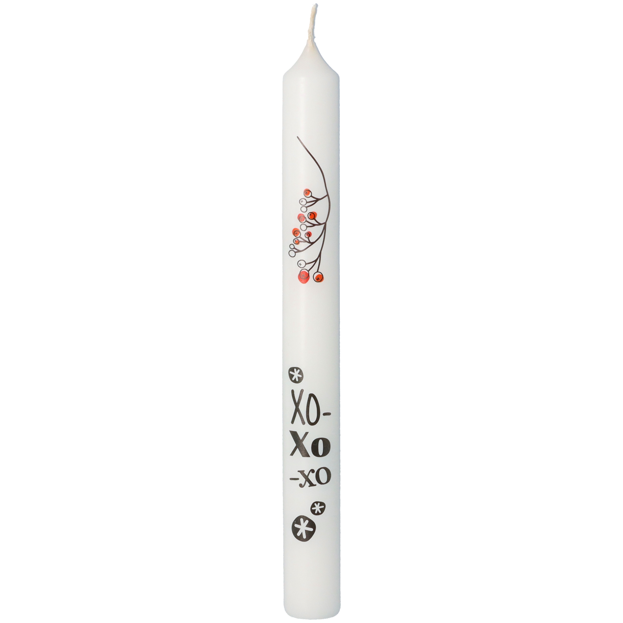 Stabkerze "XOXOXO"