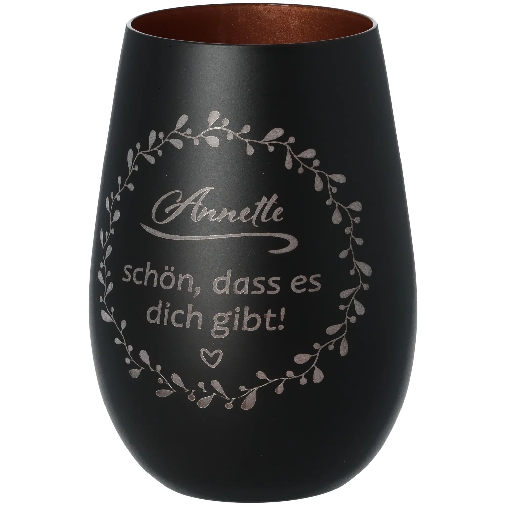 Windlicht "Schön, dass es dich gibt"